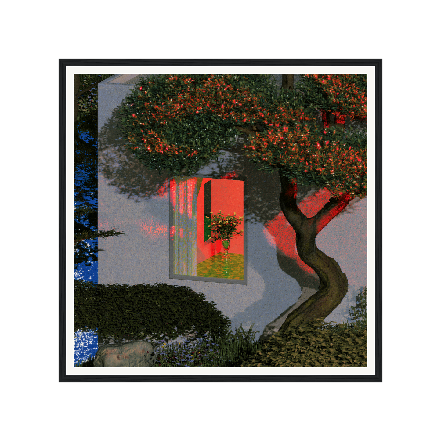 Hidden Garden — s1_framed_black