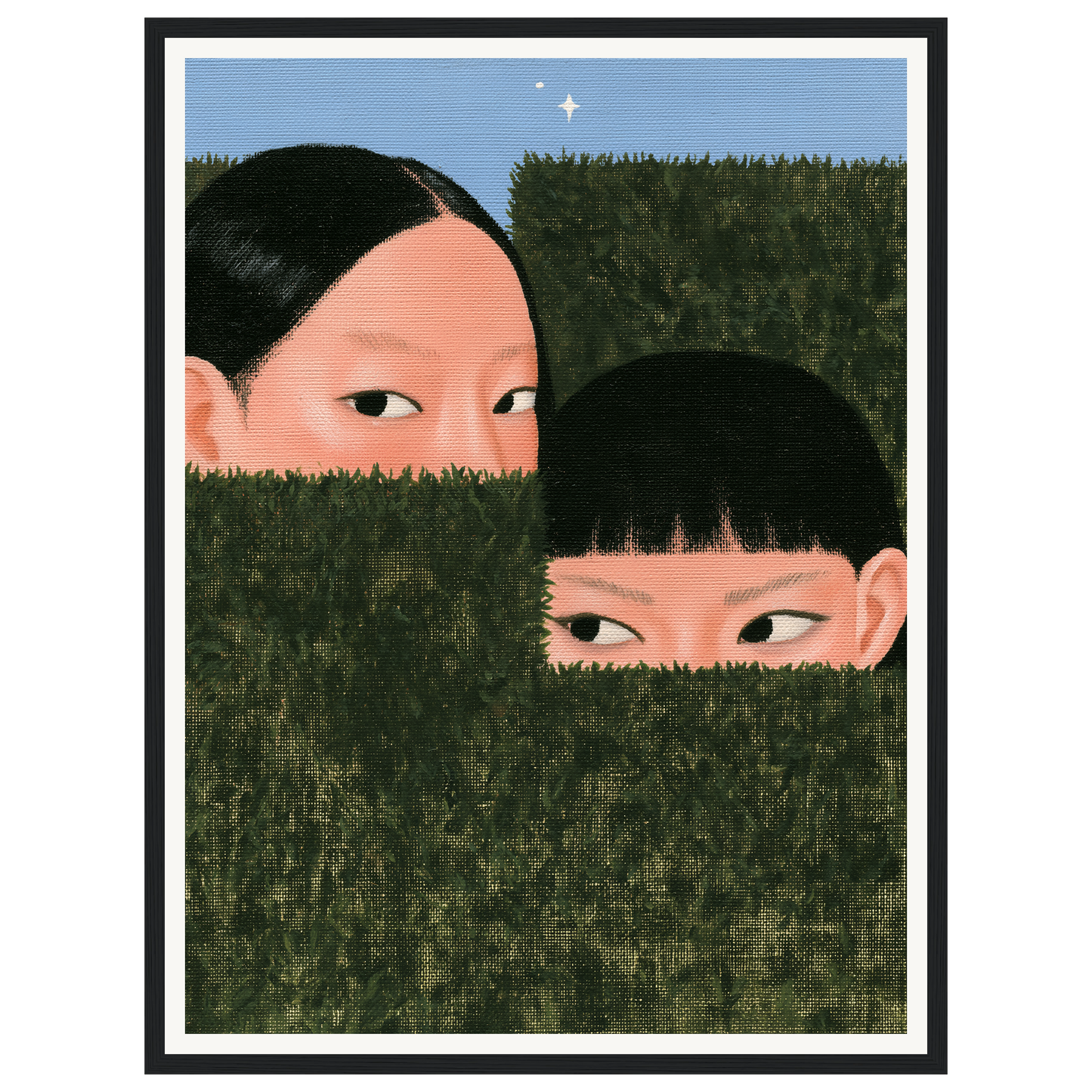 Curious Eyes — s1_framed_black