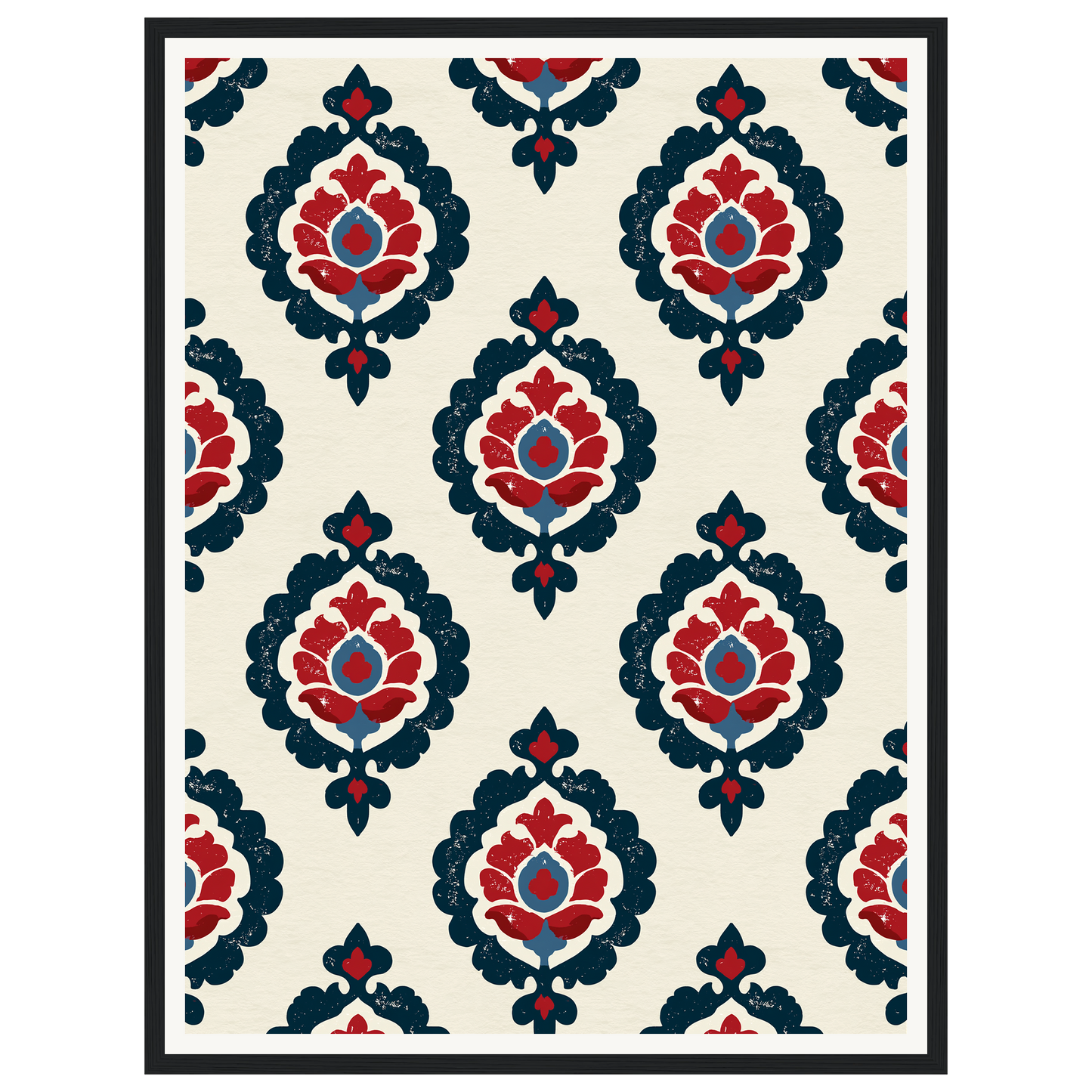 Royal Pattern — s1_framed_black
