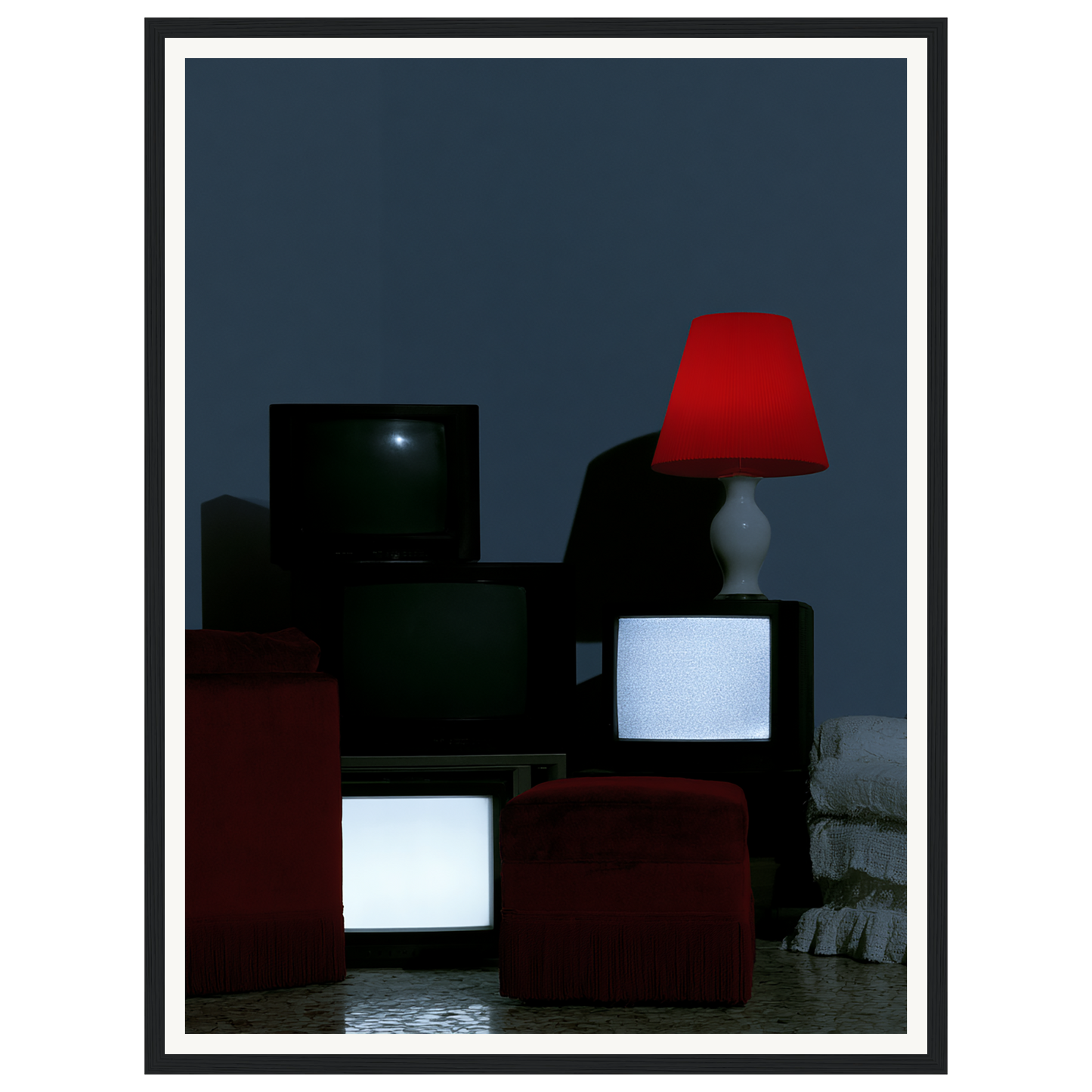 Late Night Static — s1_framed_black