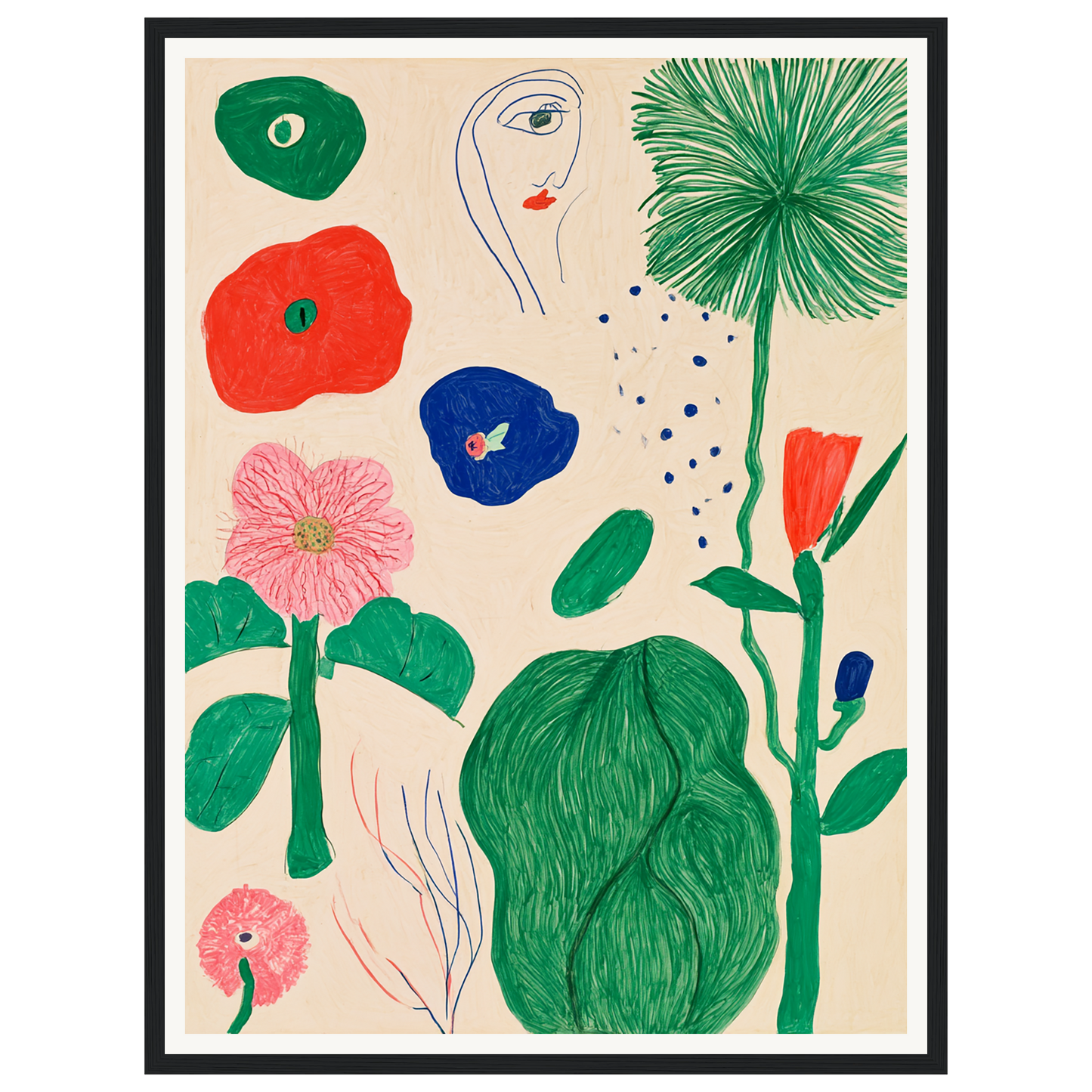 Garden Sketchbook — s1_framed_black