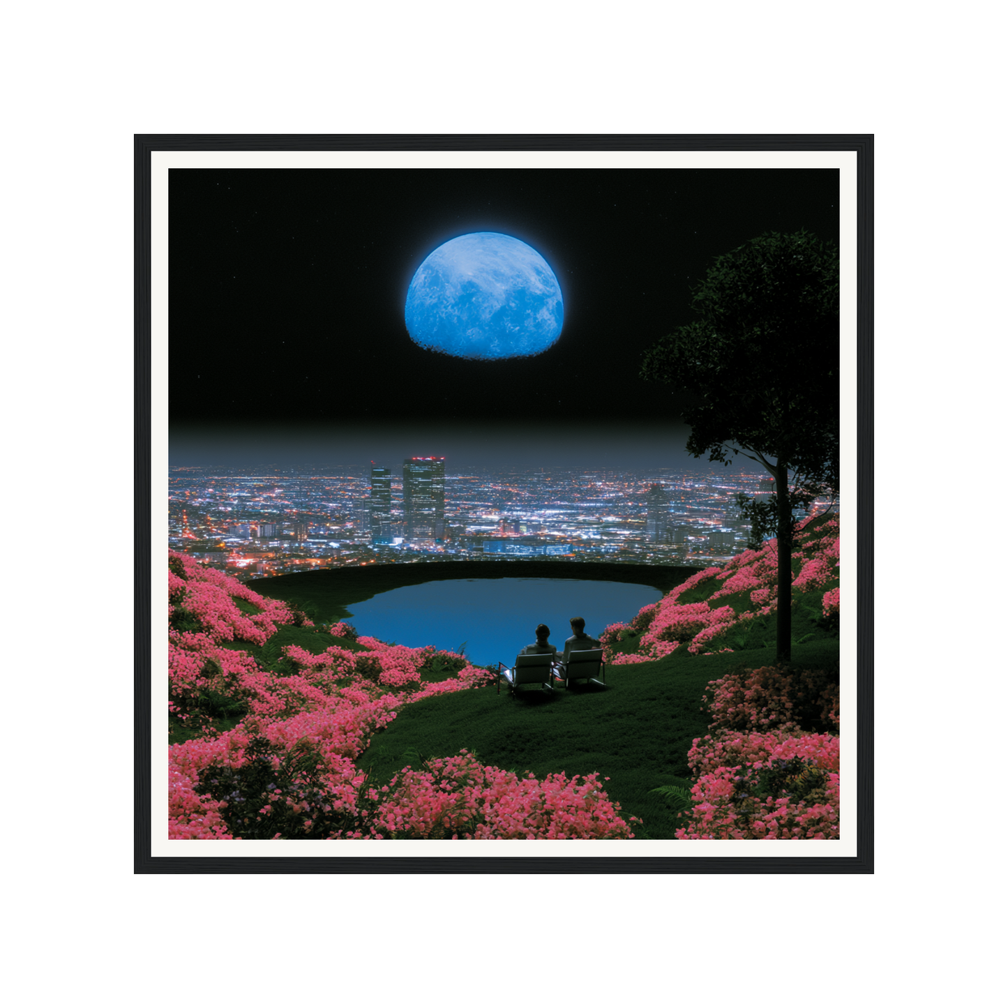 Moonlit Night — s1_framed_black