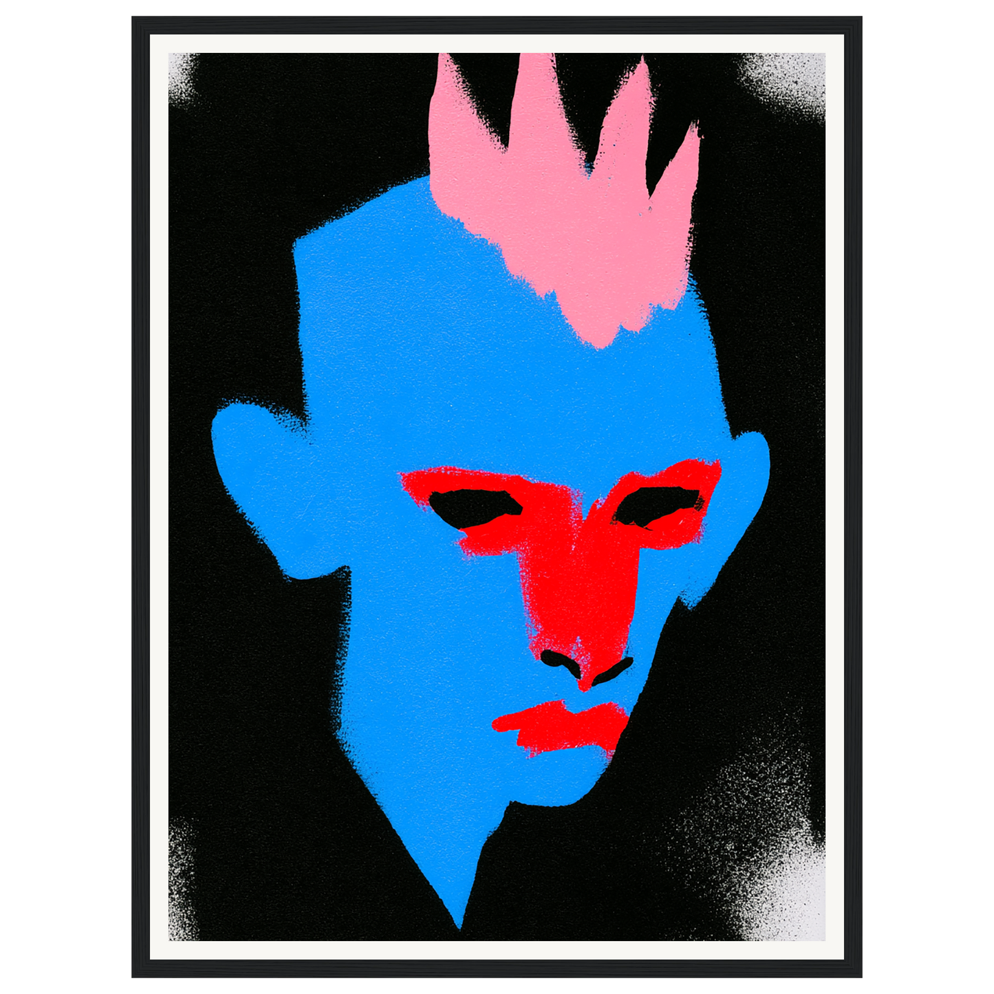 Punk Portrait — s1_framed_black