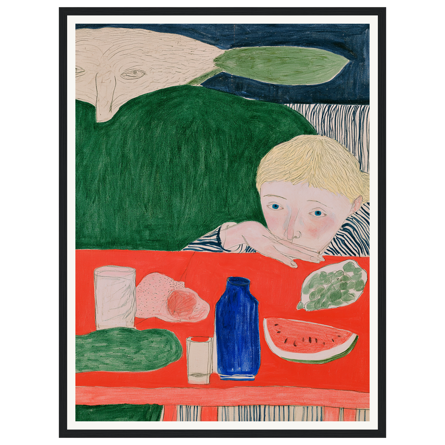 Summer Table — s1_framed_black