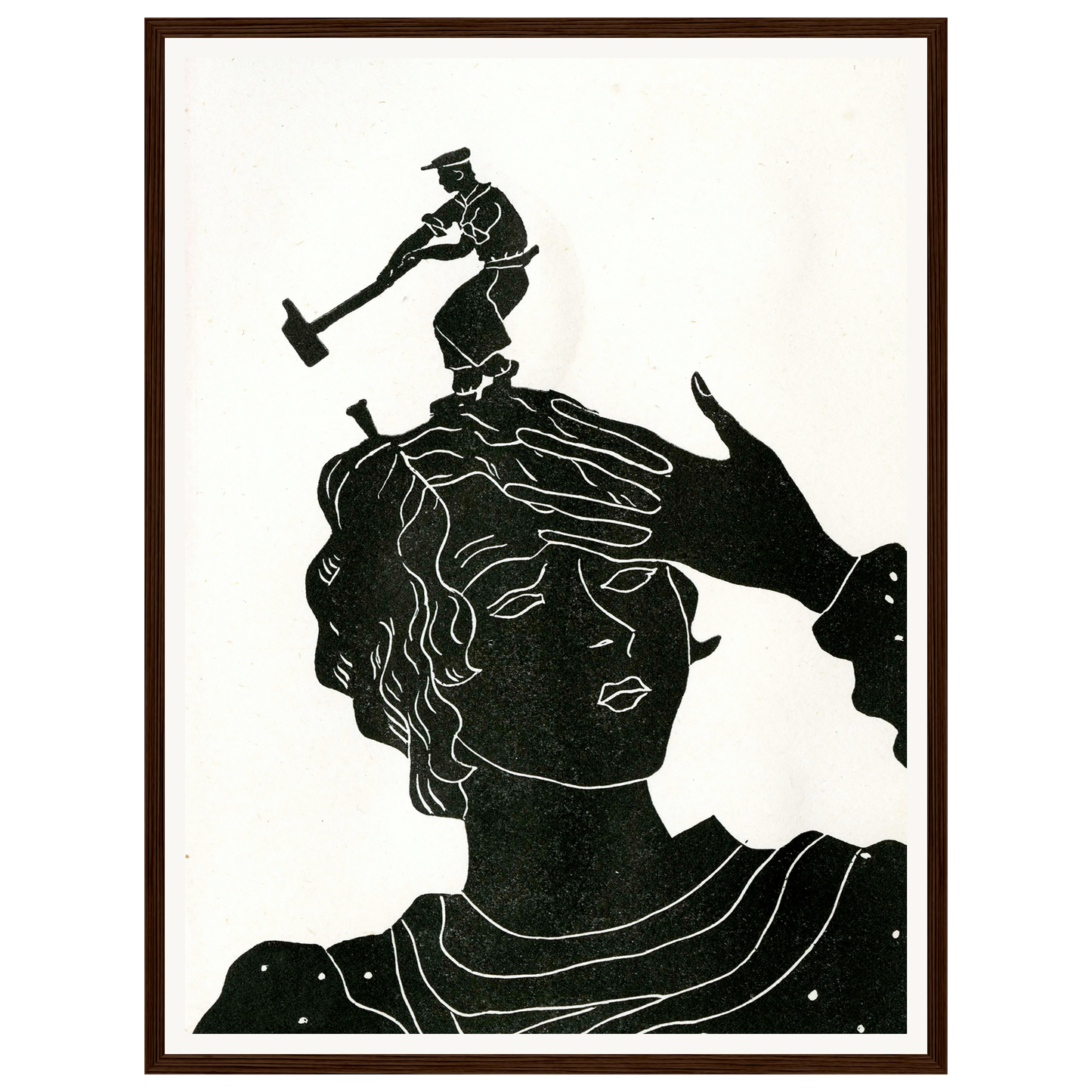 Restless Mind — s1_framed_dark_wood
