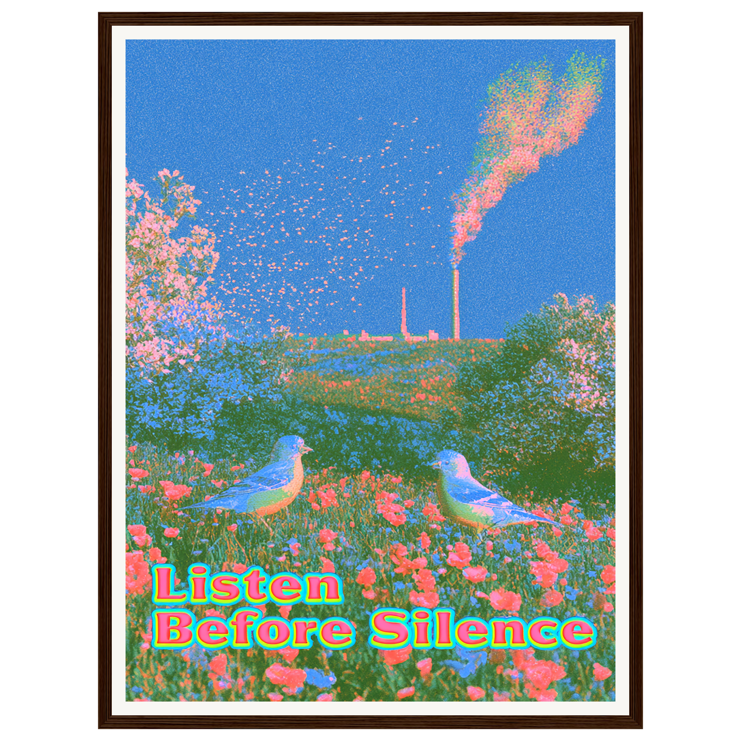Quiet Bloom — s1_framed_dark_wood