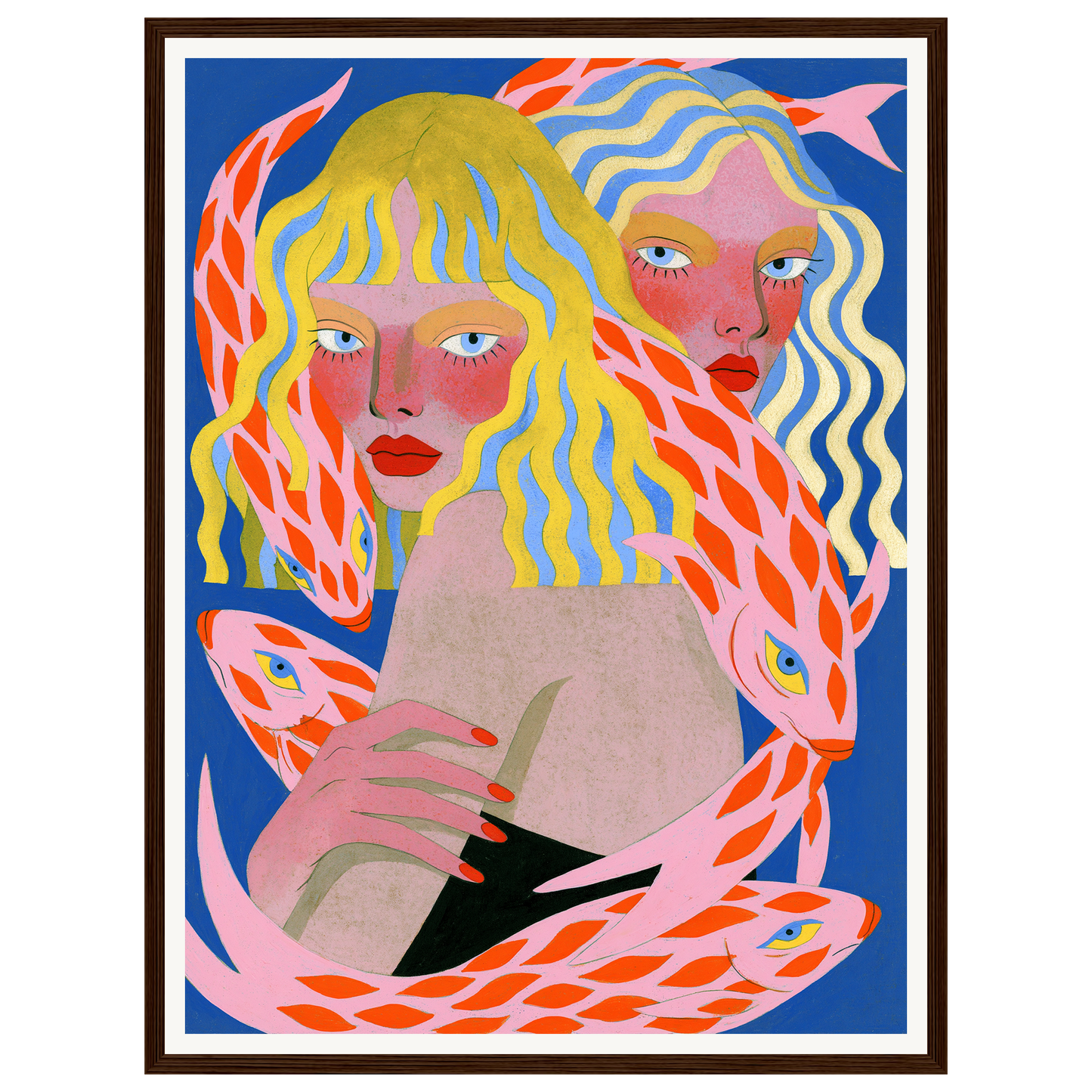 Sister Flame — s1_framed_dark_wood