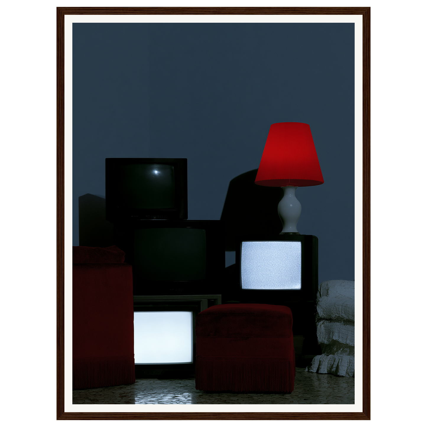 Late Night Static — s1_framed_dark_wood