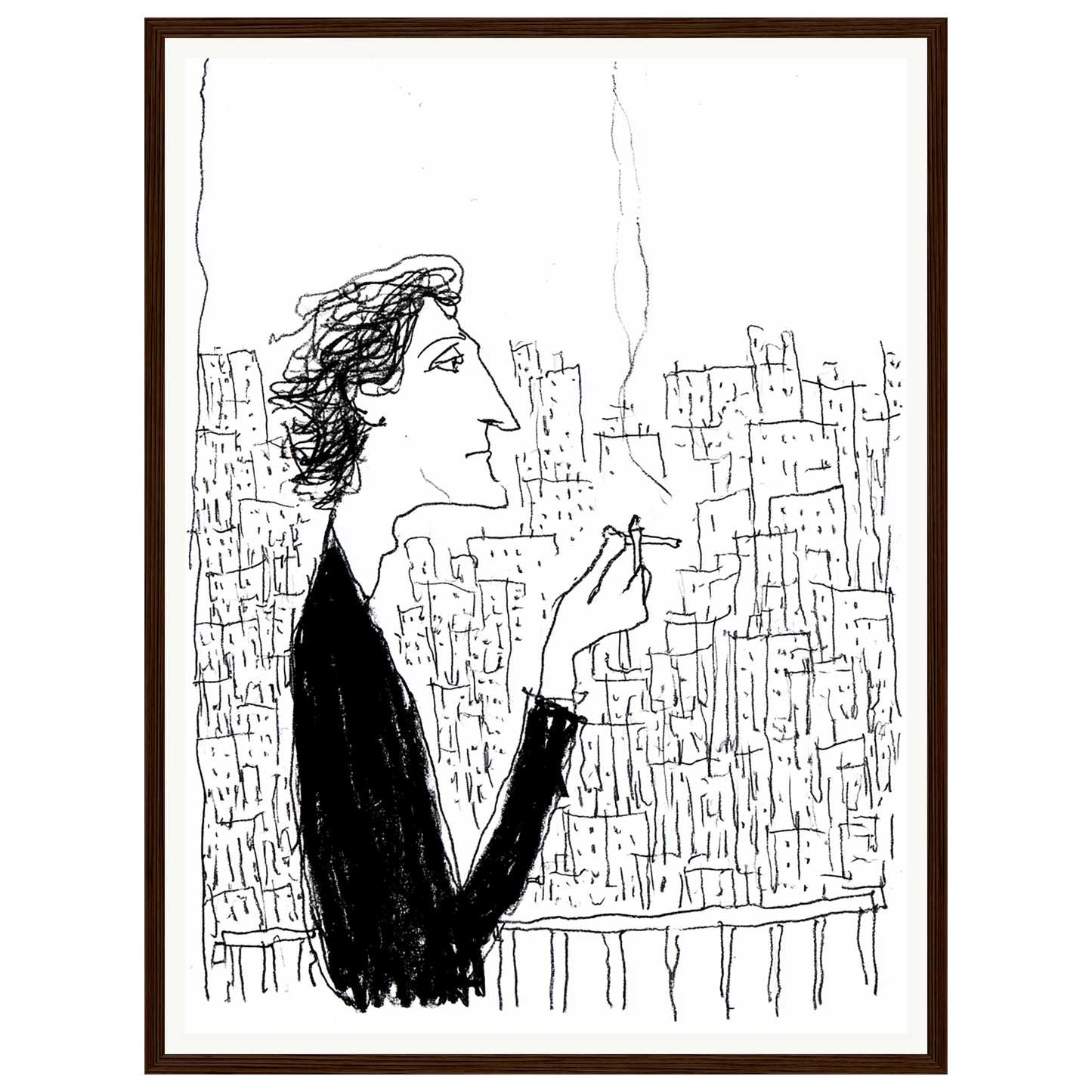 City Nights — s1_framed_dark_wood