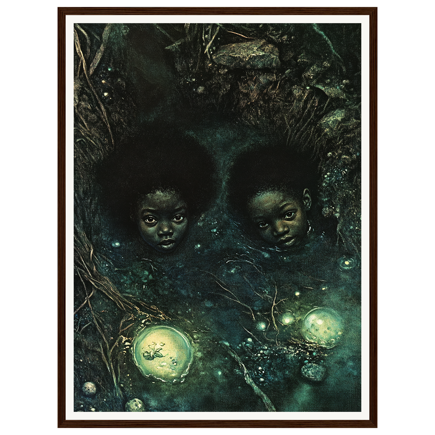 Hidden Spirits — s1_framed_dark_wood