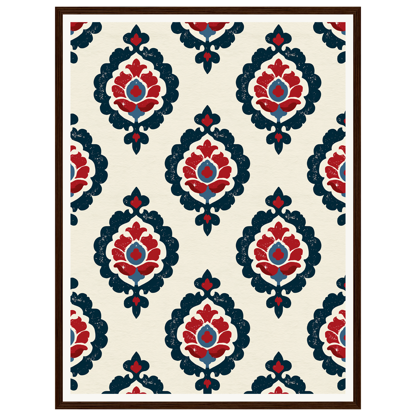 Royal Pattern — s1_framed_dark_wood