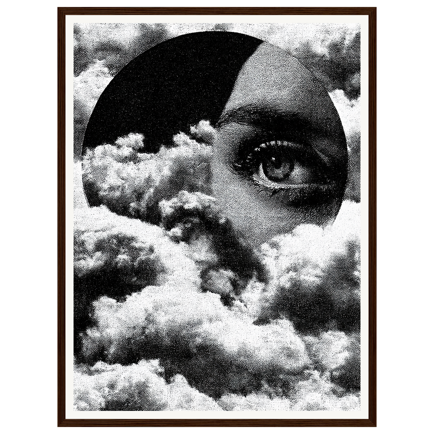 Silent Sky — s1_framed_dark_wood
