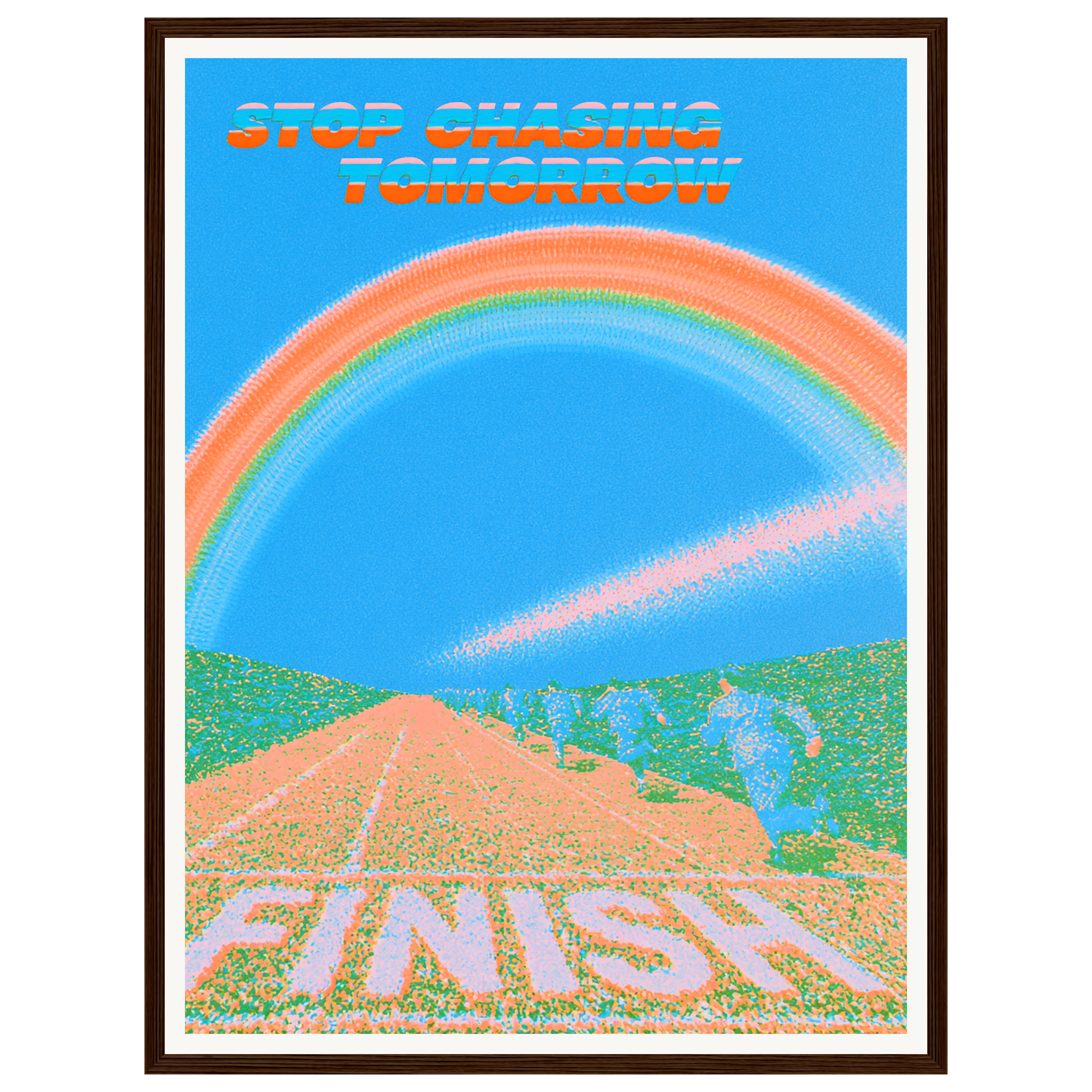 Finish Line — s1_framed_dark_wood