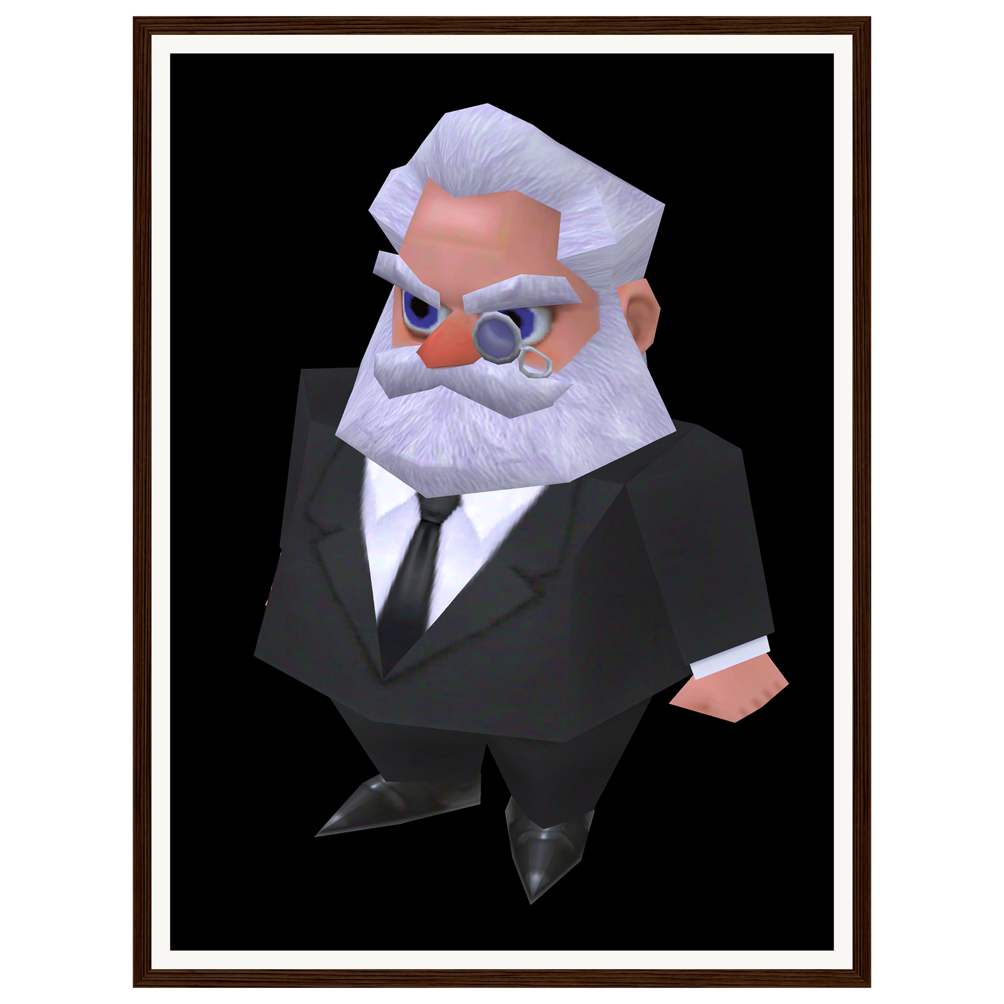 Old Professor — s1_framed_dark_wood