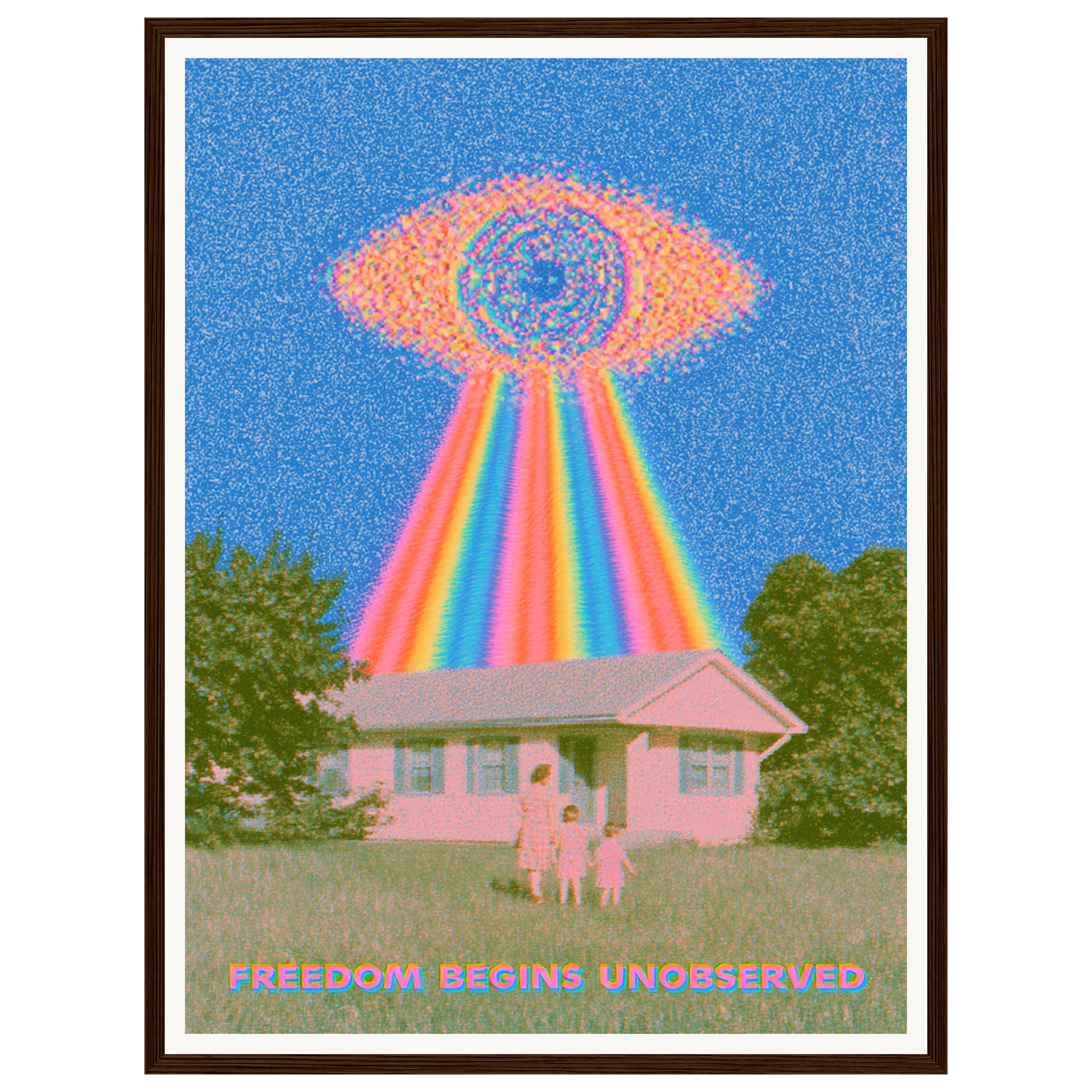 Watching Sky — s1_framed_dark_wood
