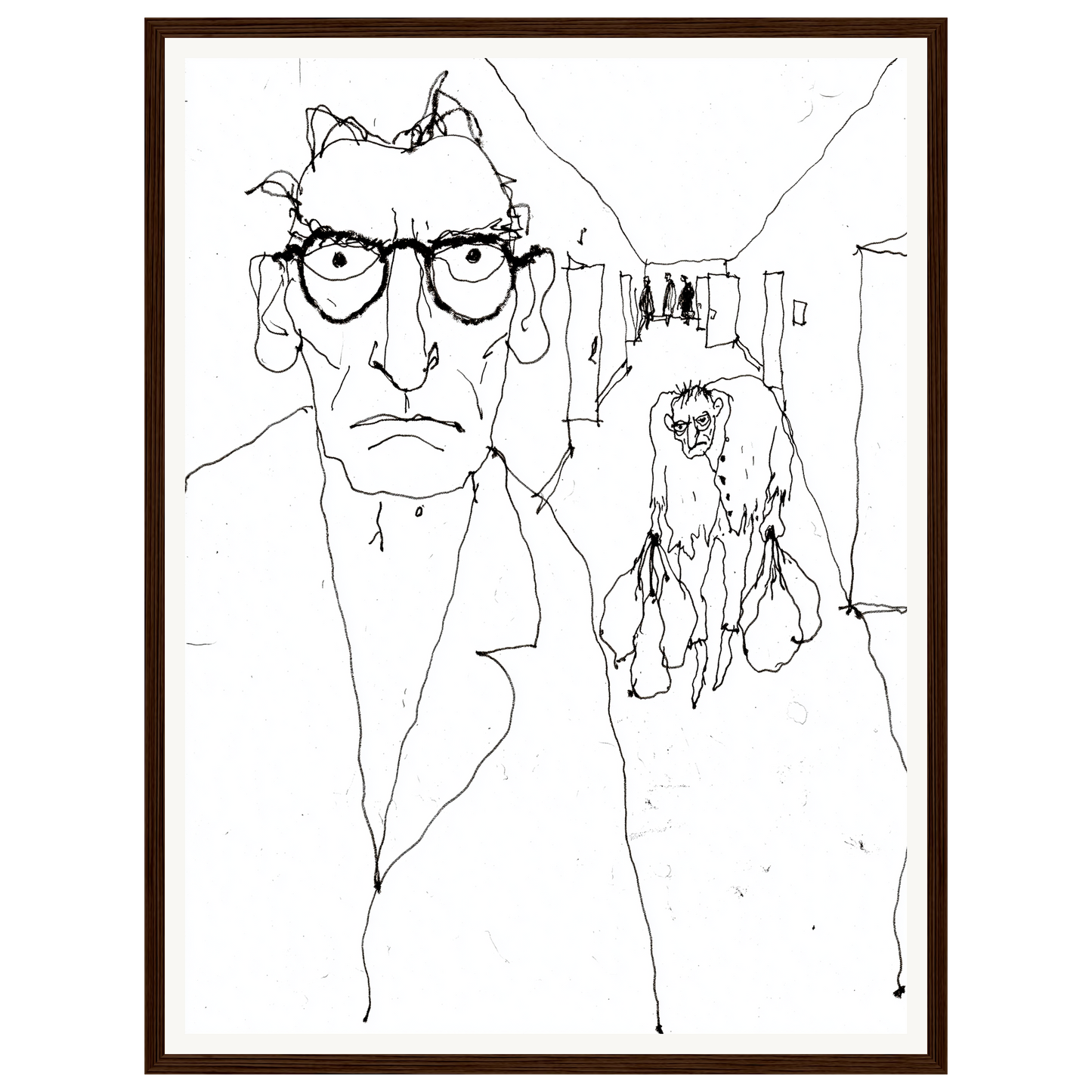 Old Friend — s1_framed_dark_wood
