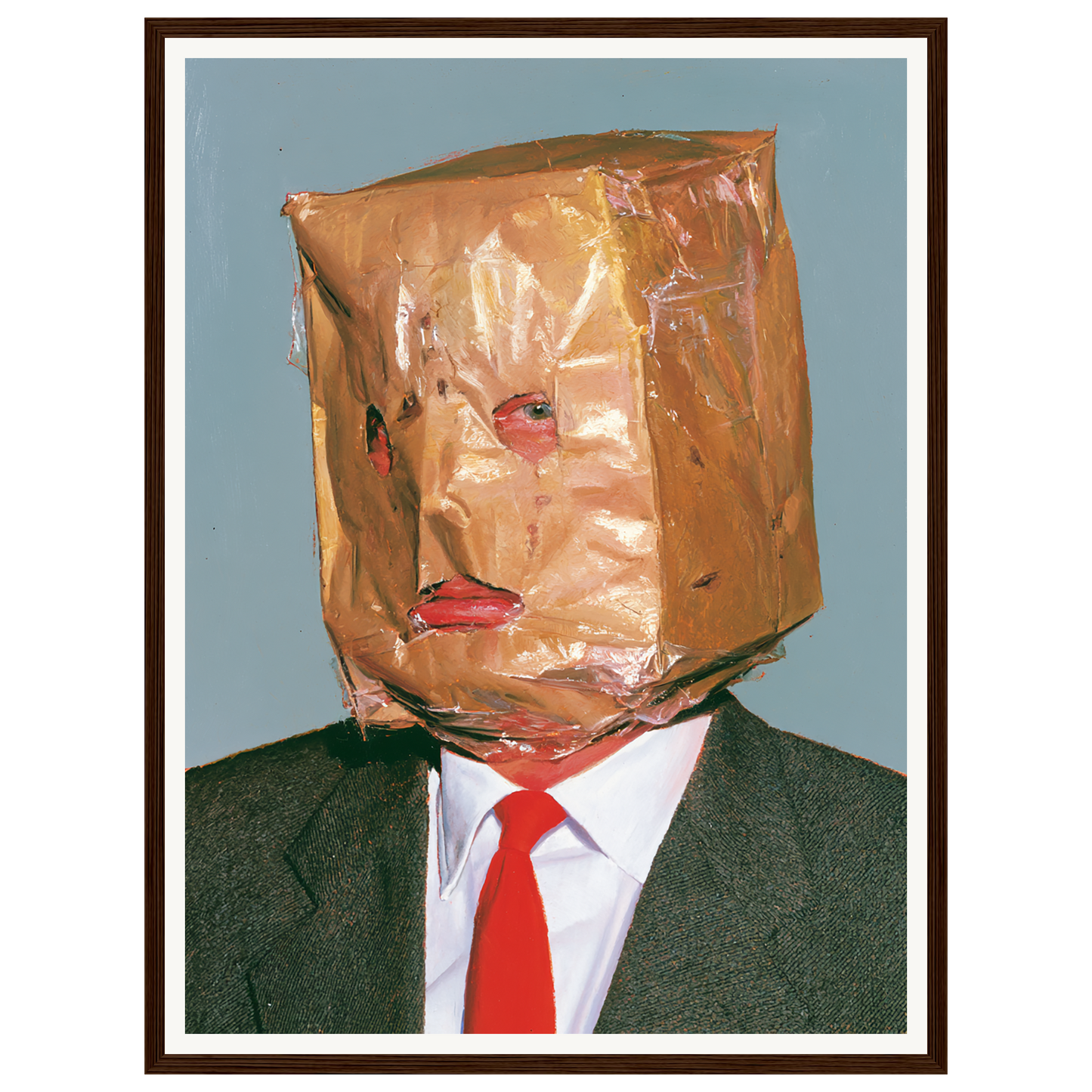 Faceless Man — s1_framed_dark_wood