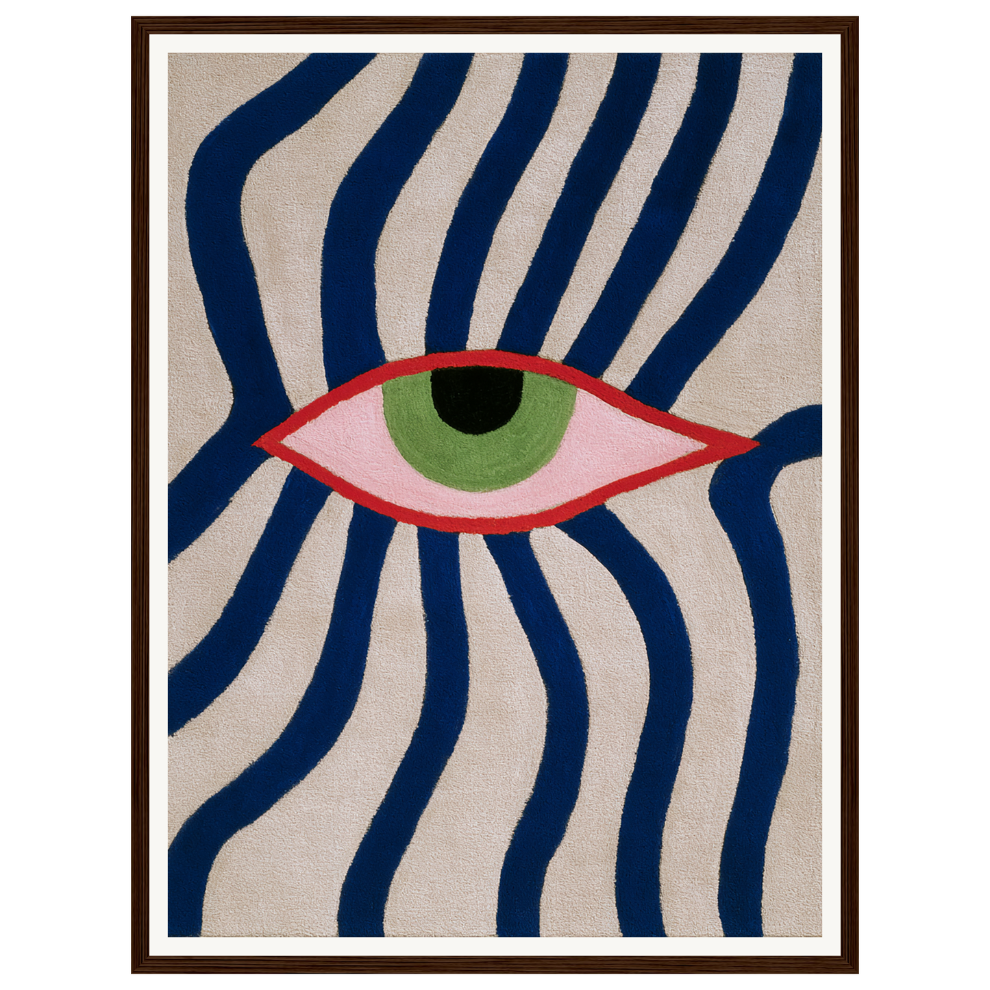 Watching Waves — s1_framed_dark_wood
