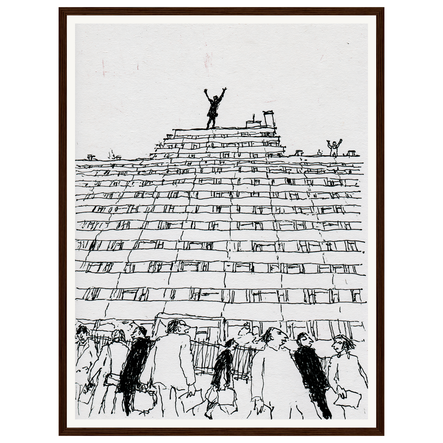 Long Climb — s1_framed_dark_wood