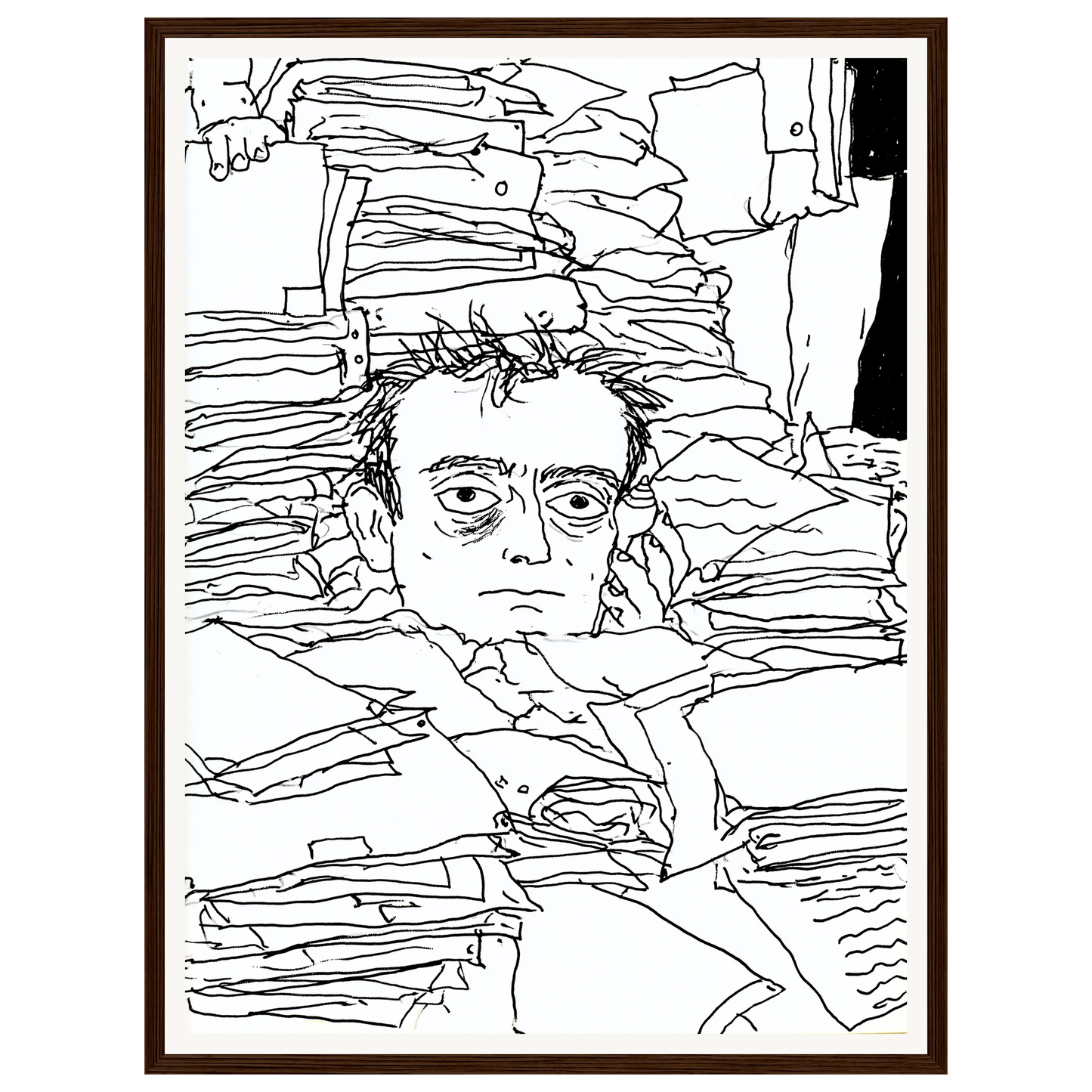 Busy Mind — s1_framed_dark_wood