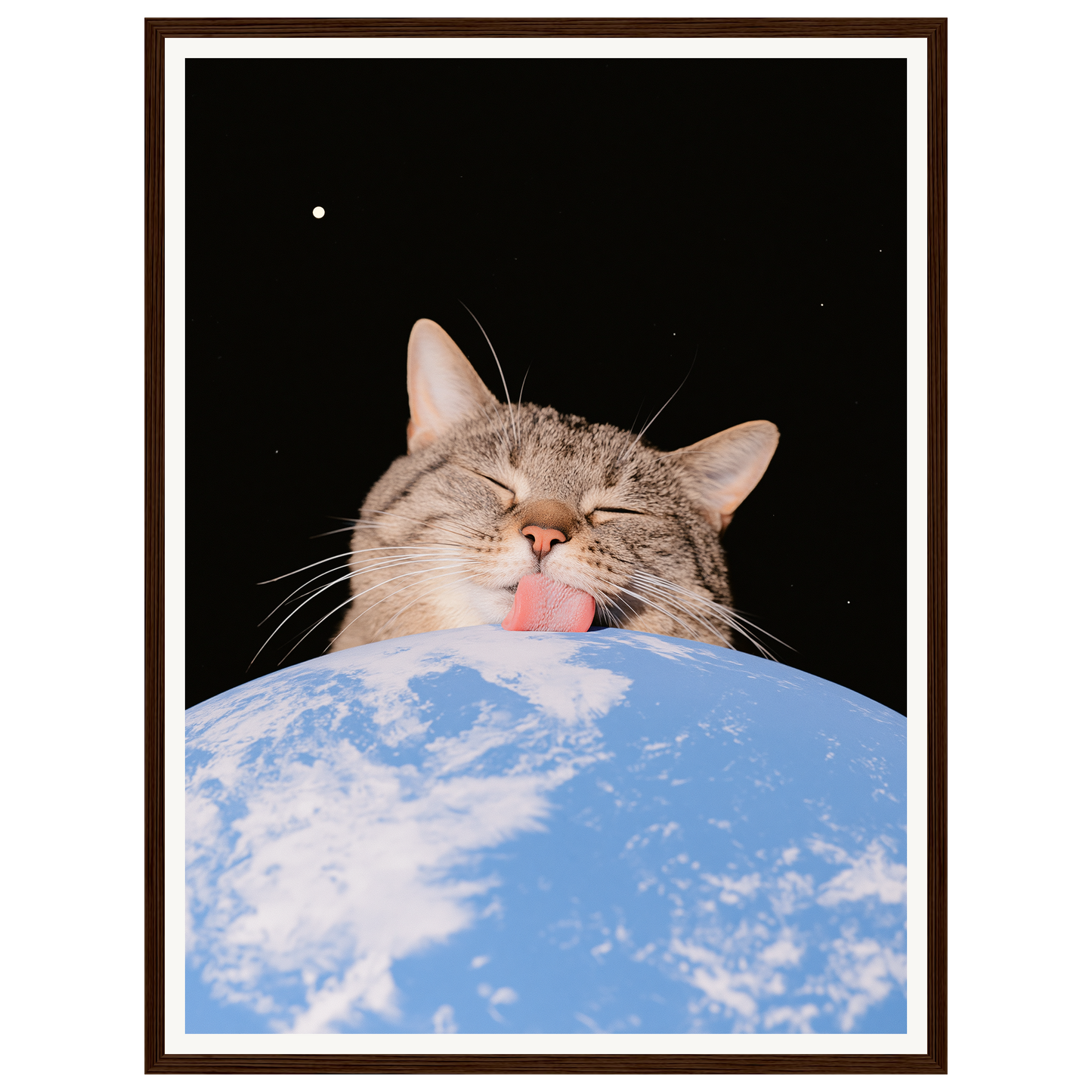 Cosmic Cuddle — s1_framed_dark_wood