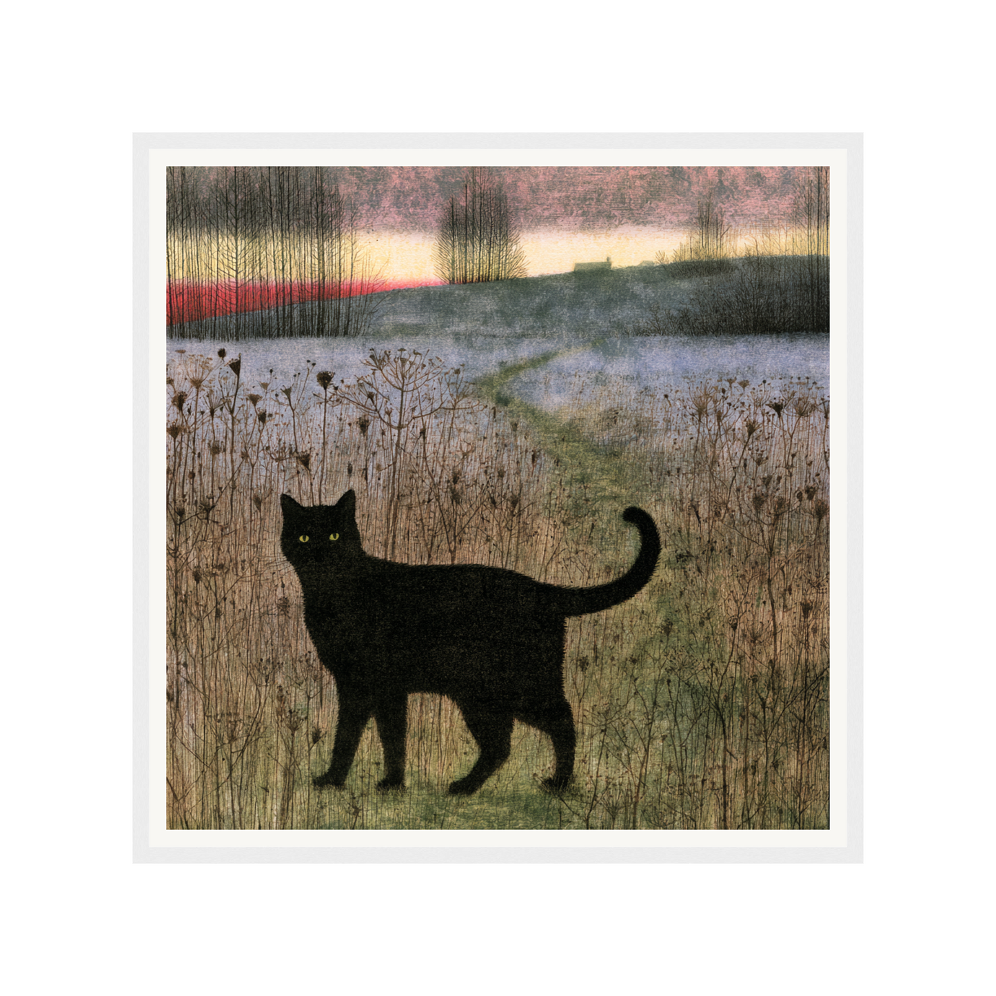 Evening Stroll — s1_framed_white