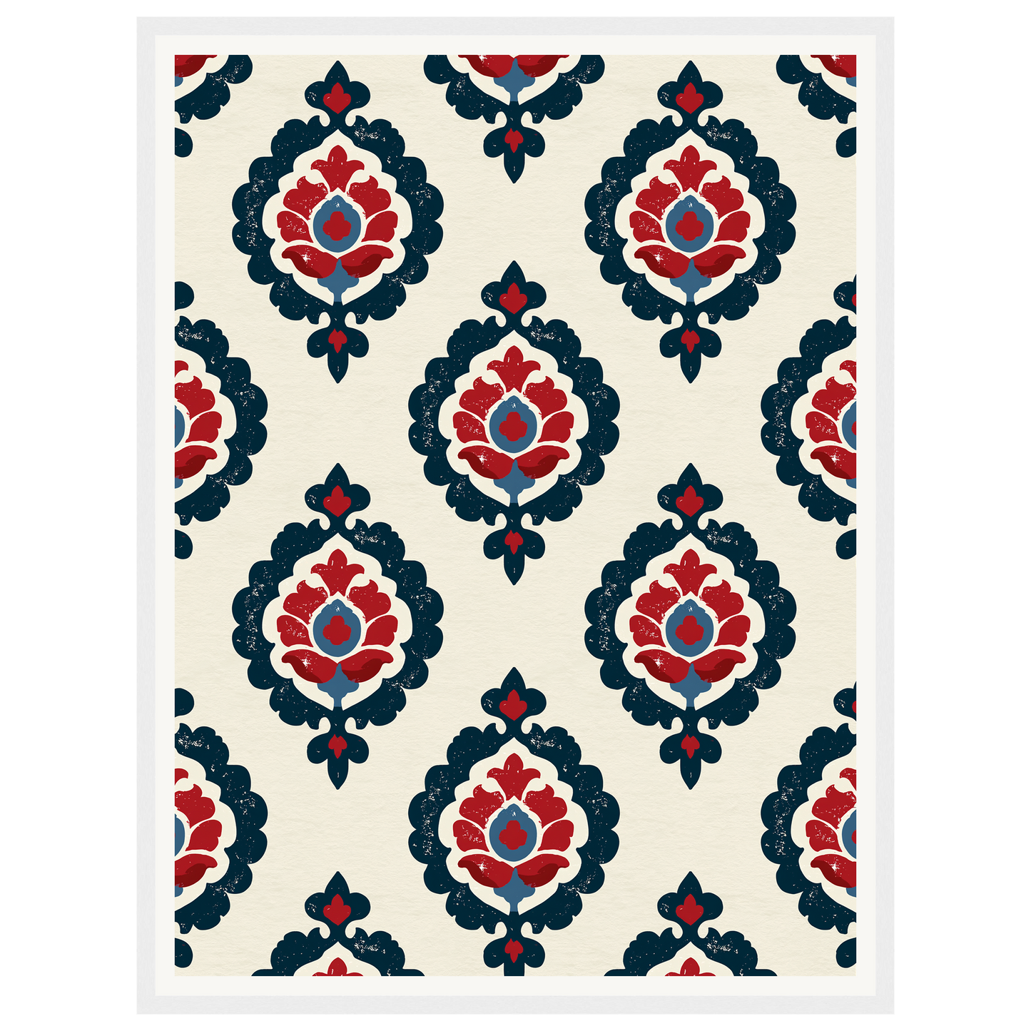 Royal Pattern — s1_framed_white