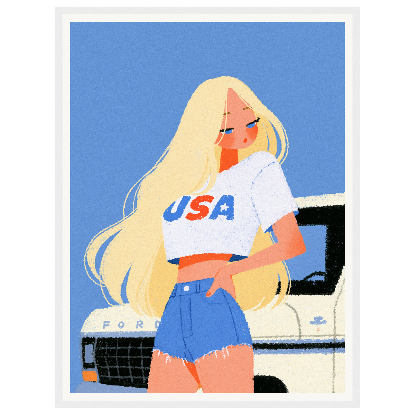 American Summer — s1_framed_white