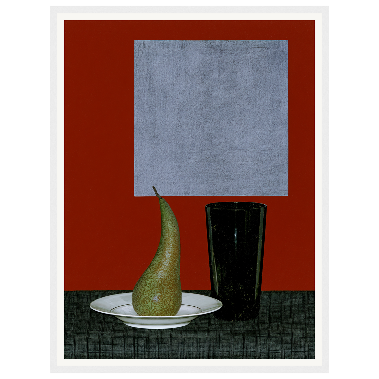 Still Life Pear — s1_framed_white