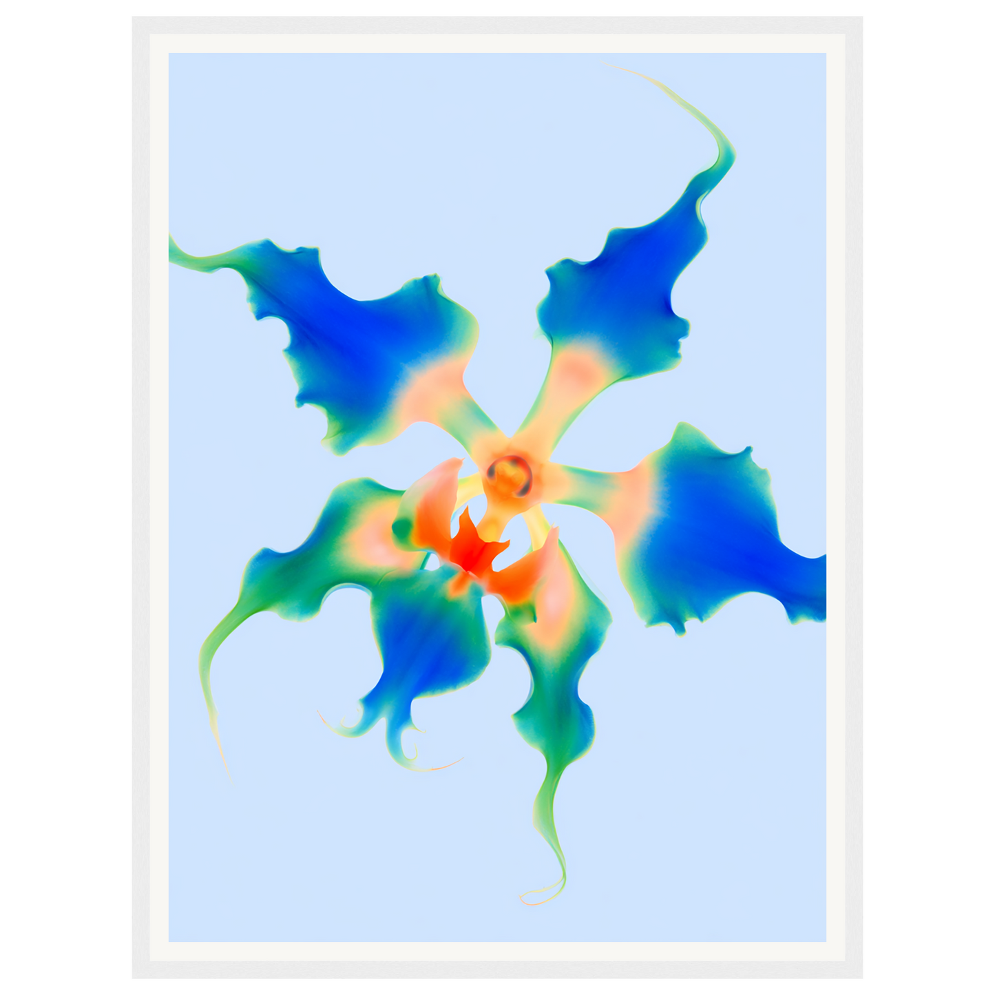 Ocean Bloom — s1_framed_white