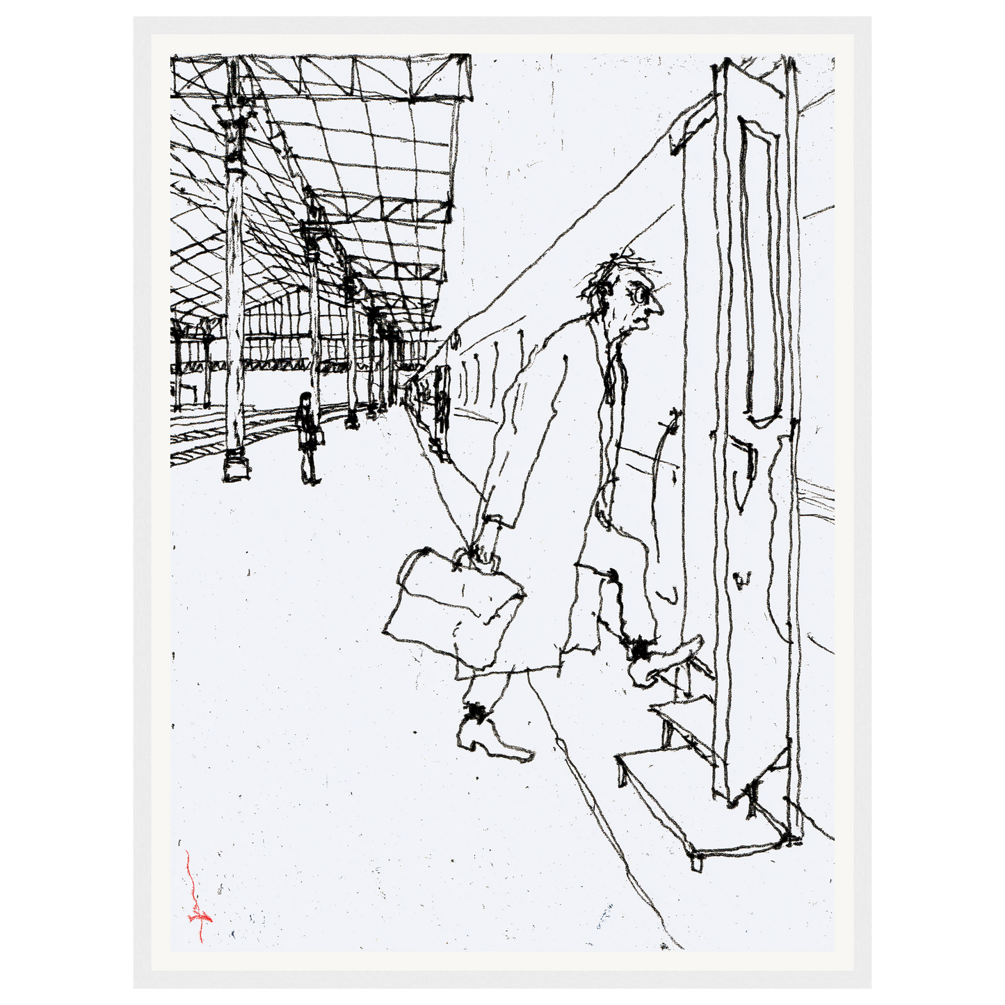 Morning Rush — s1_framed_white