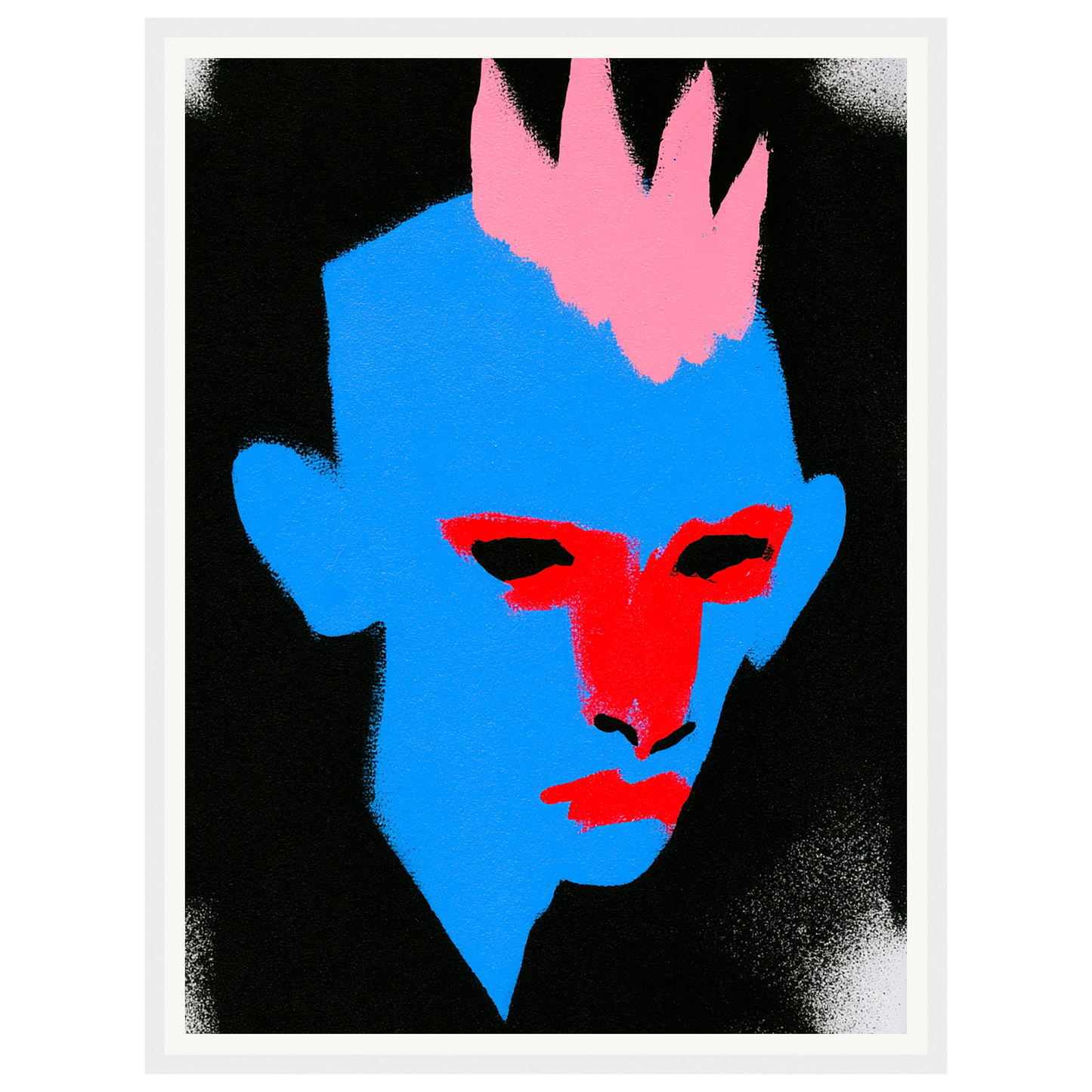 Punk Portrait — s1_framed_white