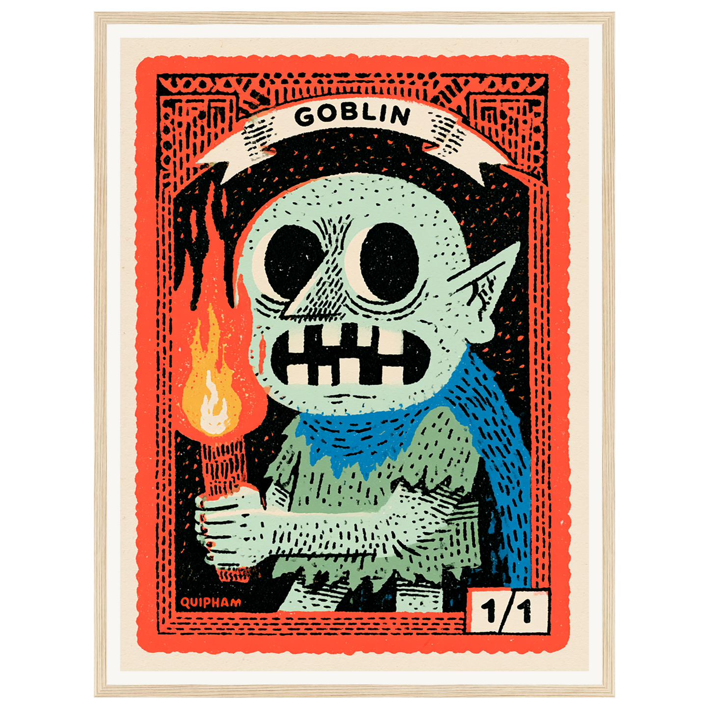Little Troublemaker — s1_framed_wood