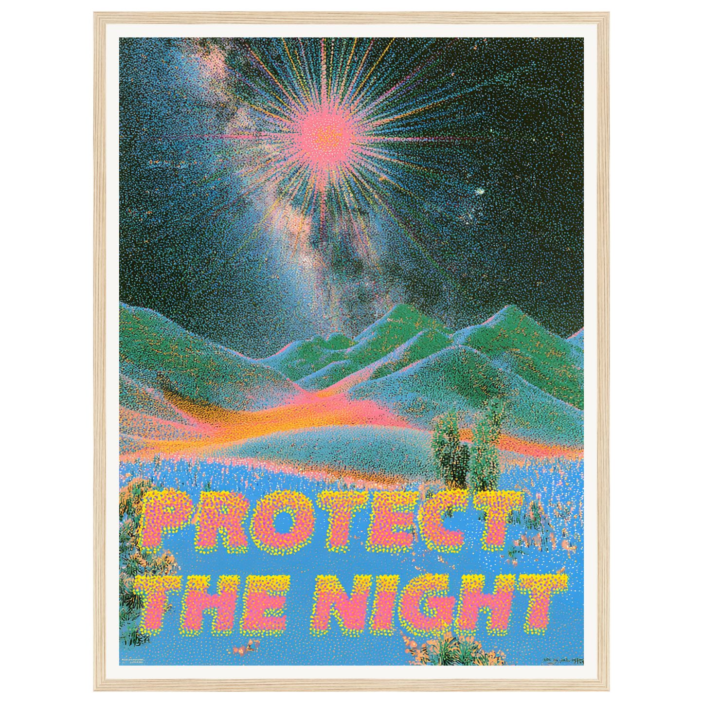 Northern Lights — s1_framed_wood
