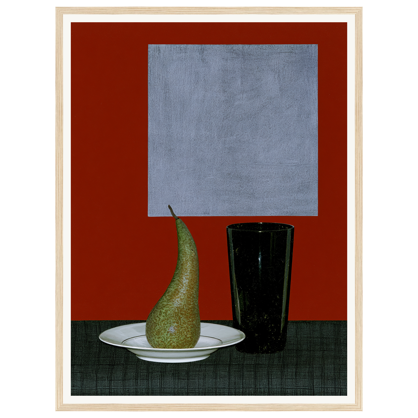 Still Life Pear — s1_framed_wood