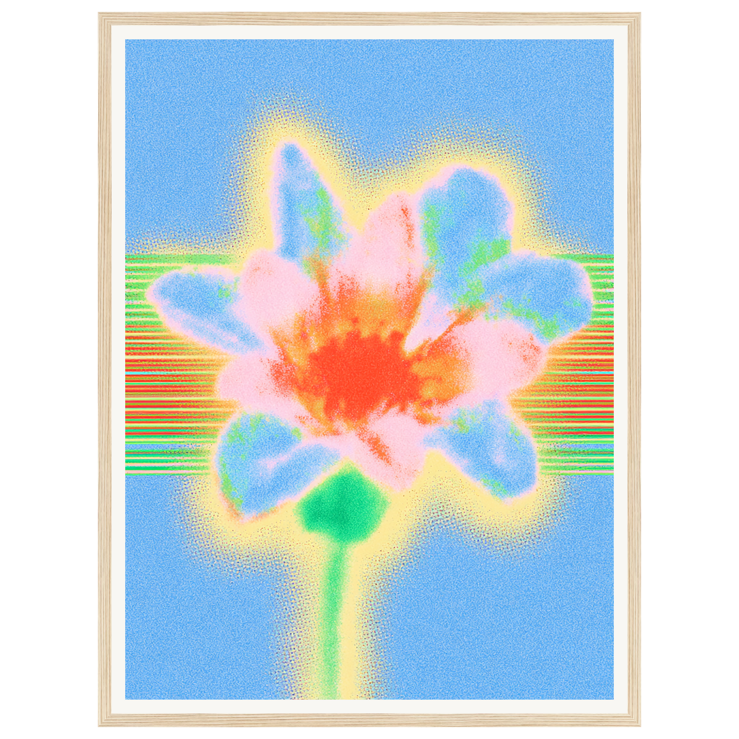 Electric Bloom — s1_framed_wood