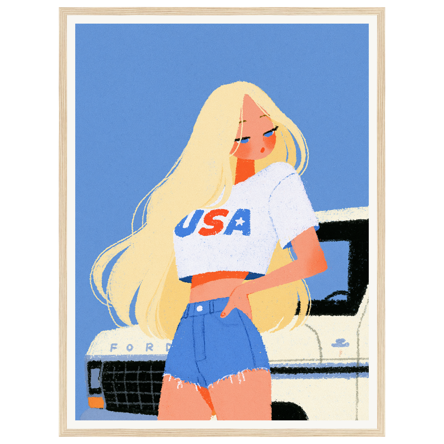 American Summer — s1_framed_wood