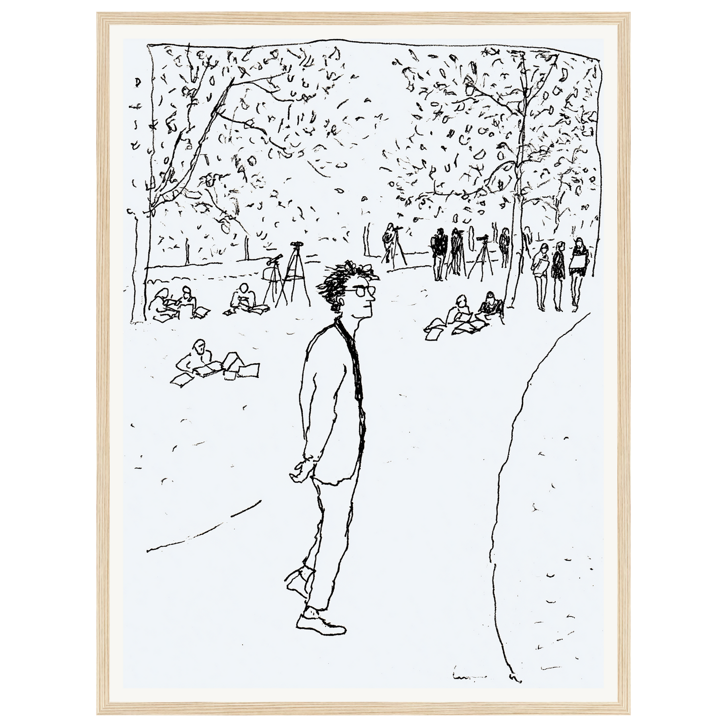 Quiet Park — s1_framed_wood