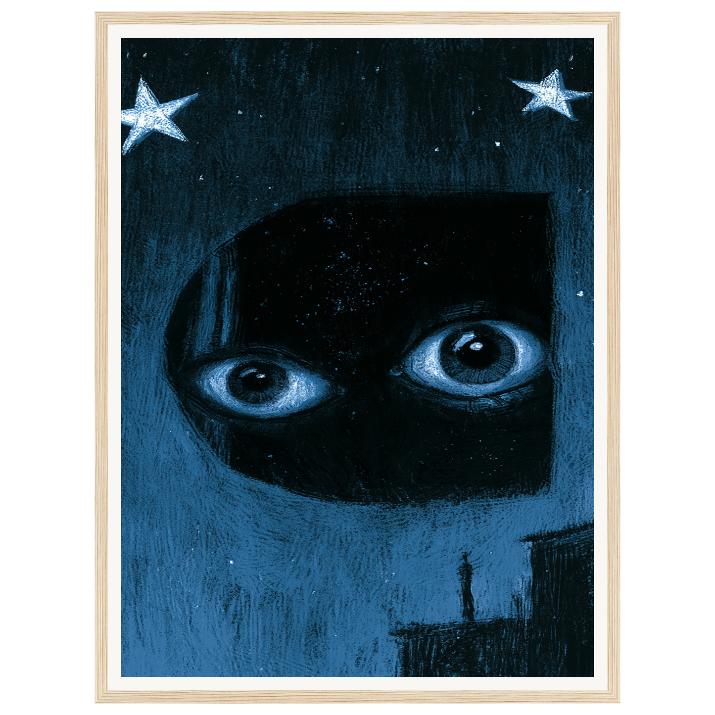 Quiet Watcher — s1_framed_wood