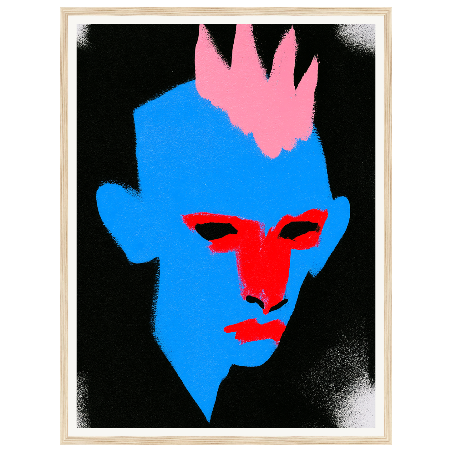Punk Portrait — s1_framed_wood