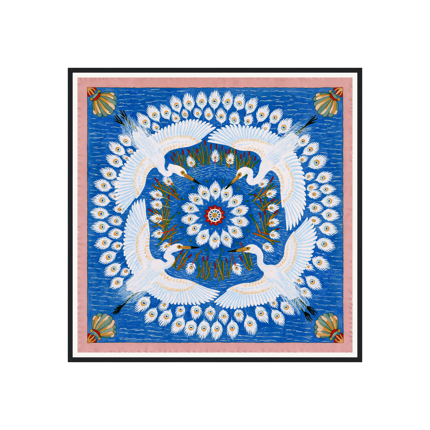 Royal Peacock — s2_framed_black