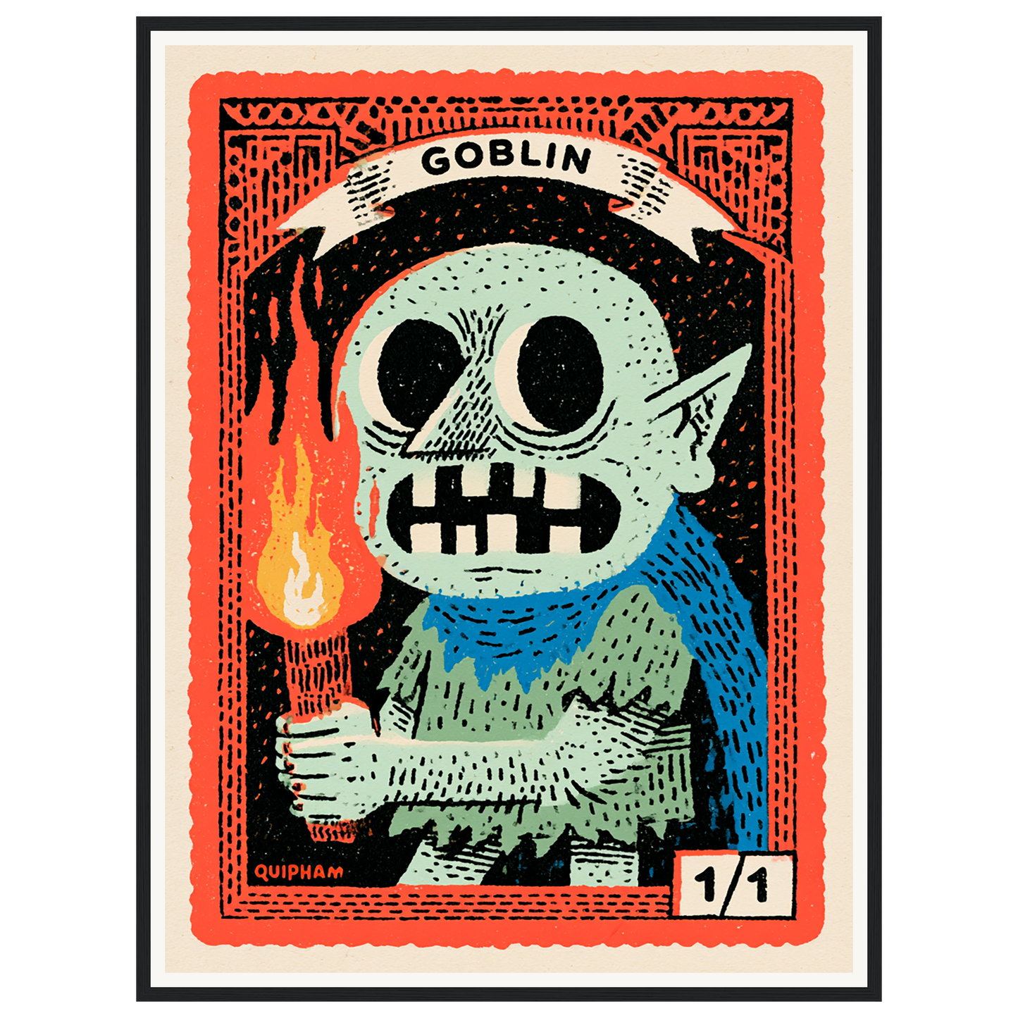 Little Troublemaker — s2_framed_black