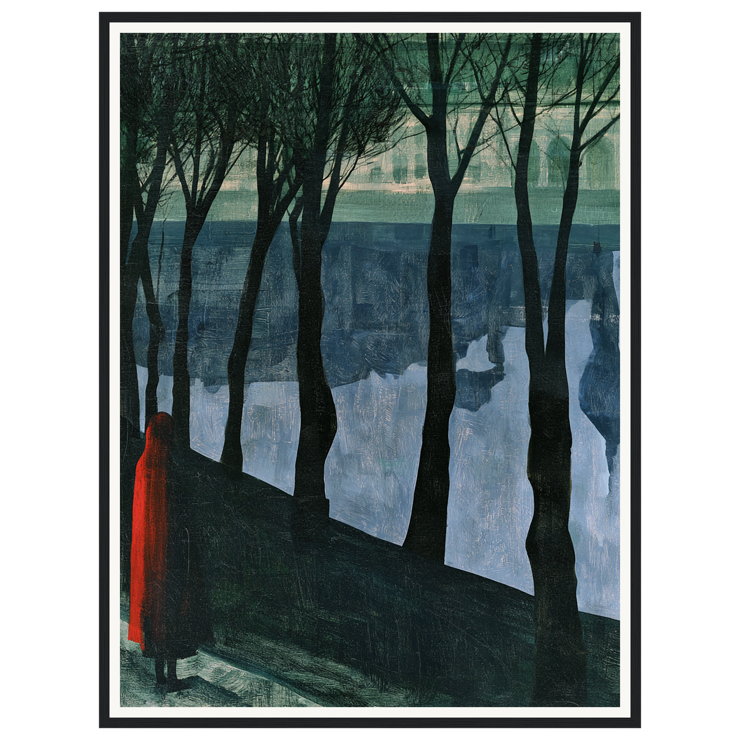 Autumn Reflection — s2_framed_black