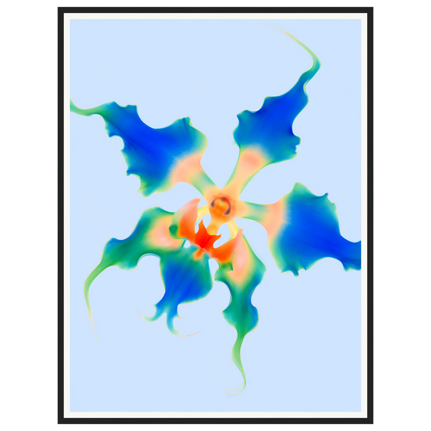 Ocean Bloom — s2_framed_black