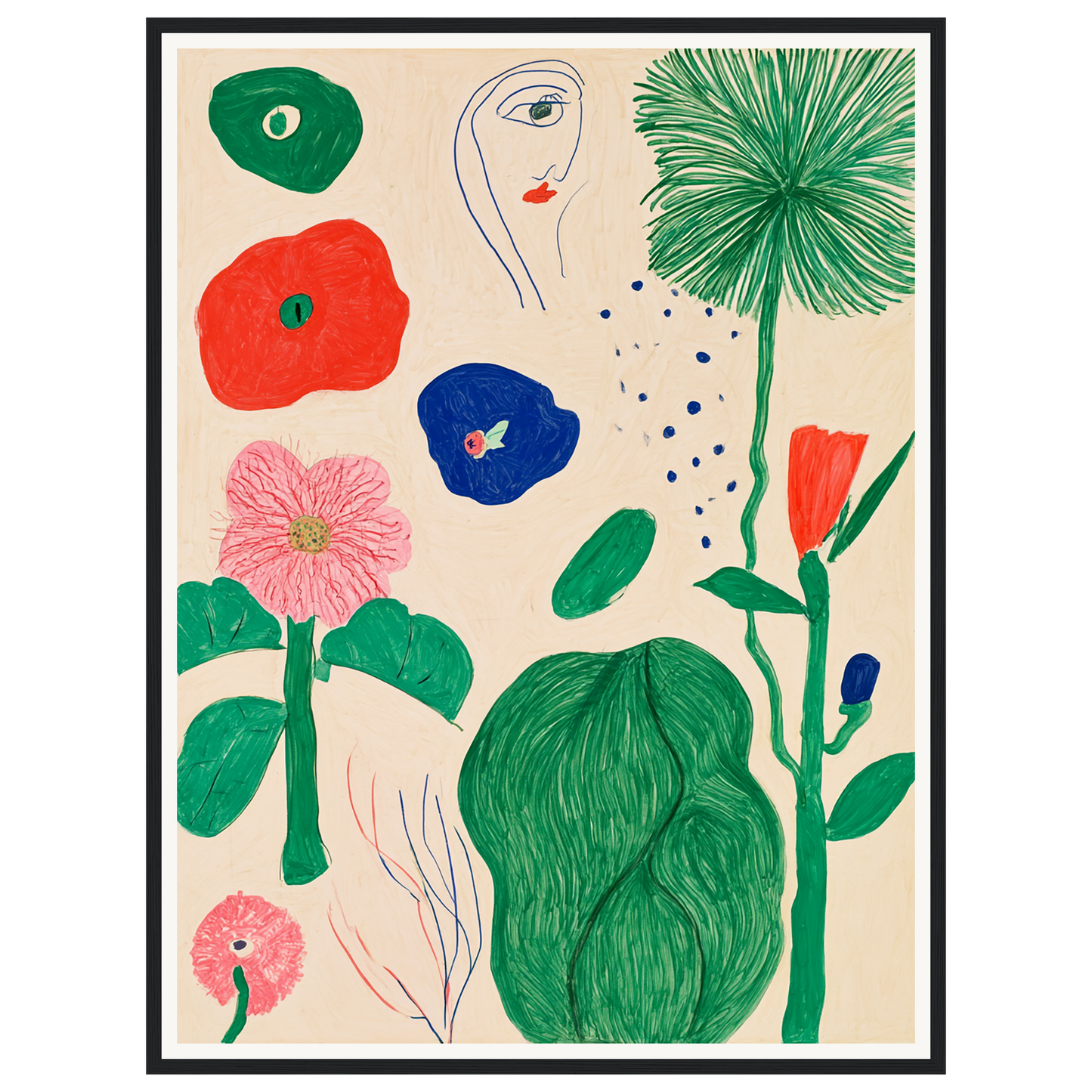 Garden Sketchbook — s2_framed_black