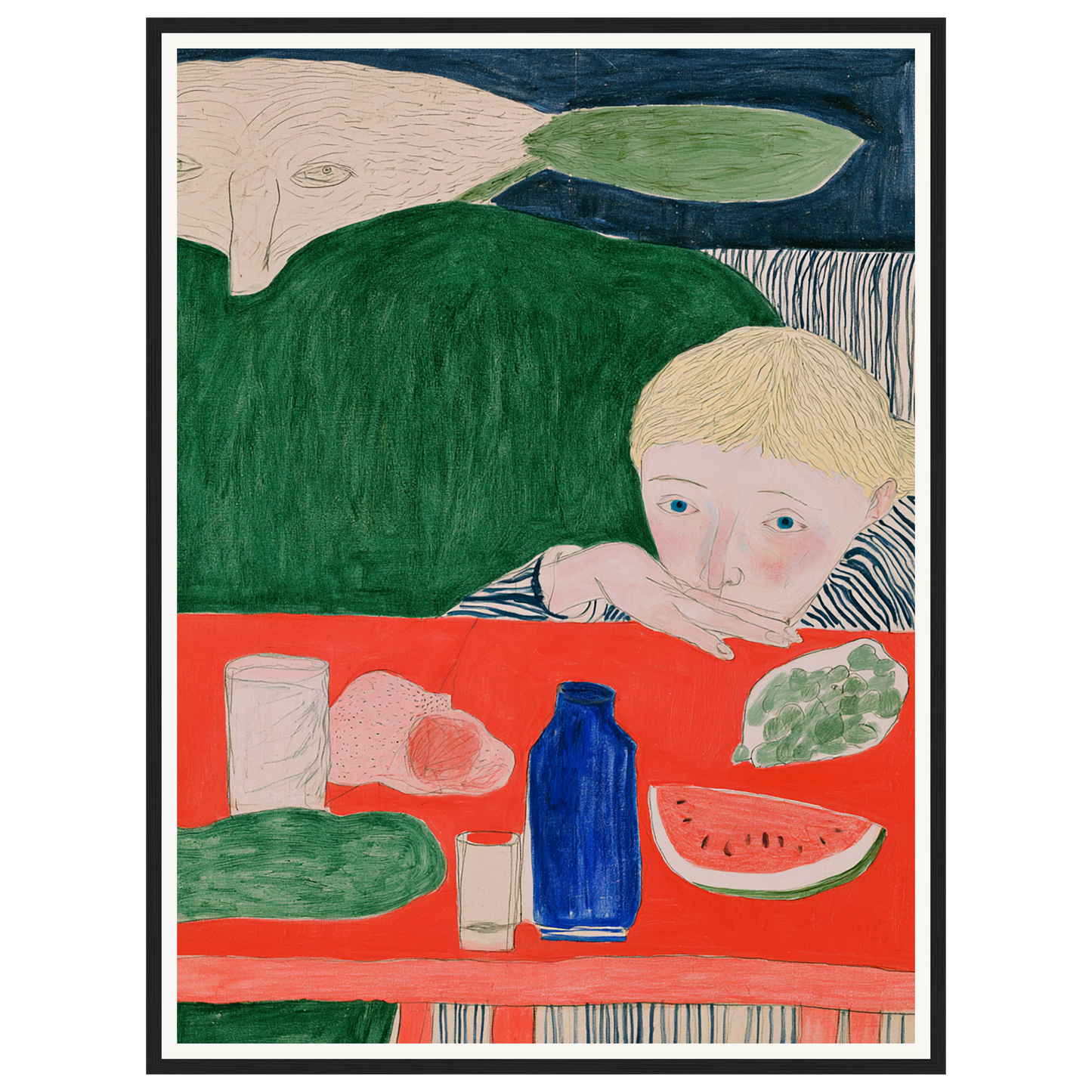 Summer Table — s2_framed_black