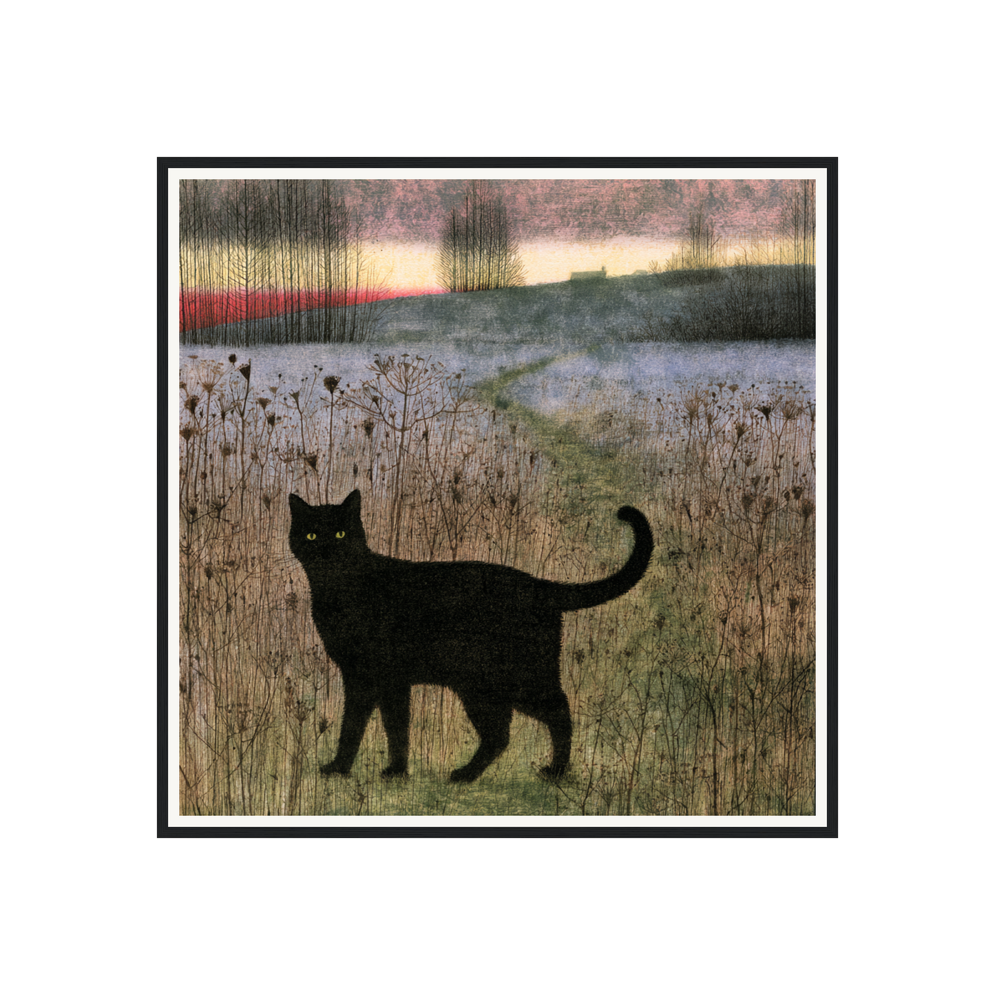 Evening Stroll — s2_framed_black