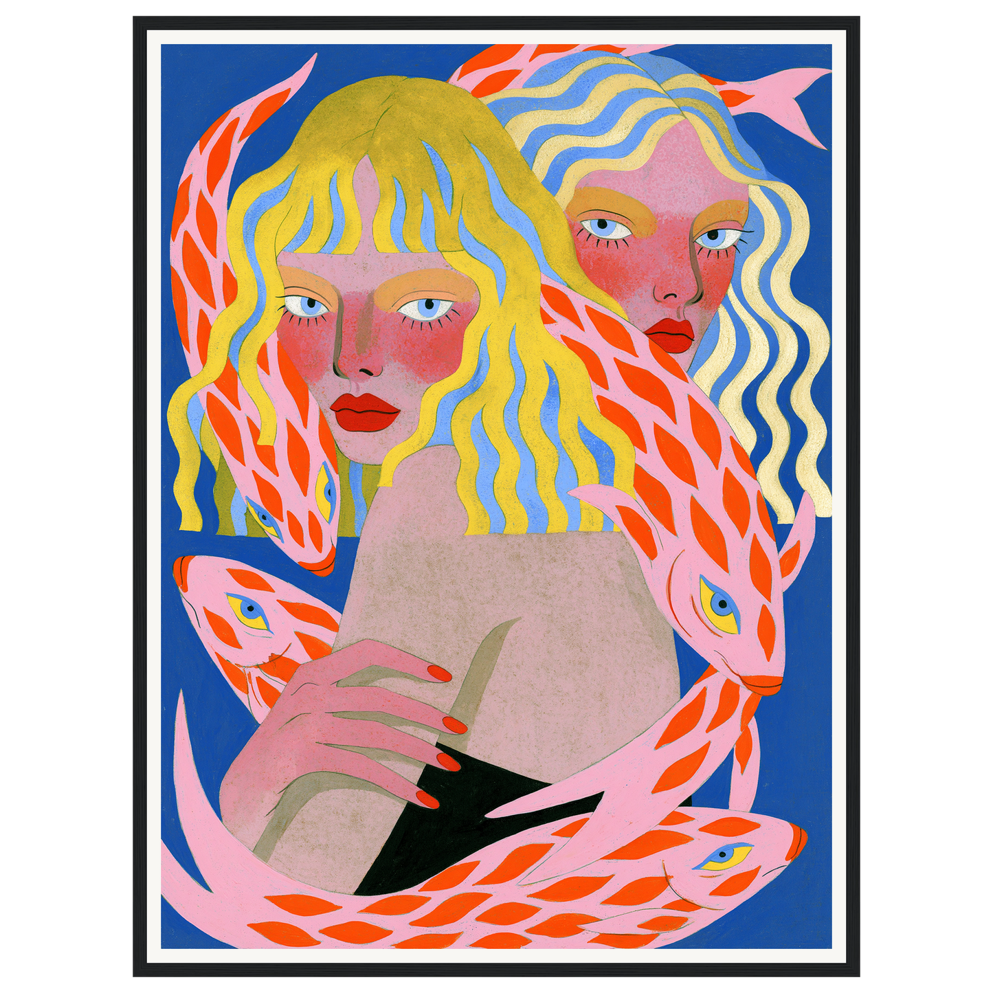 Sister Flame — s2_framed_black
