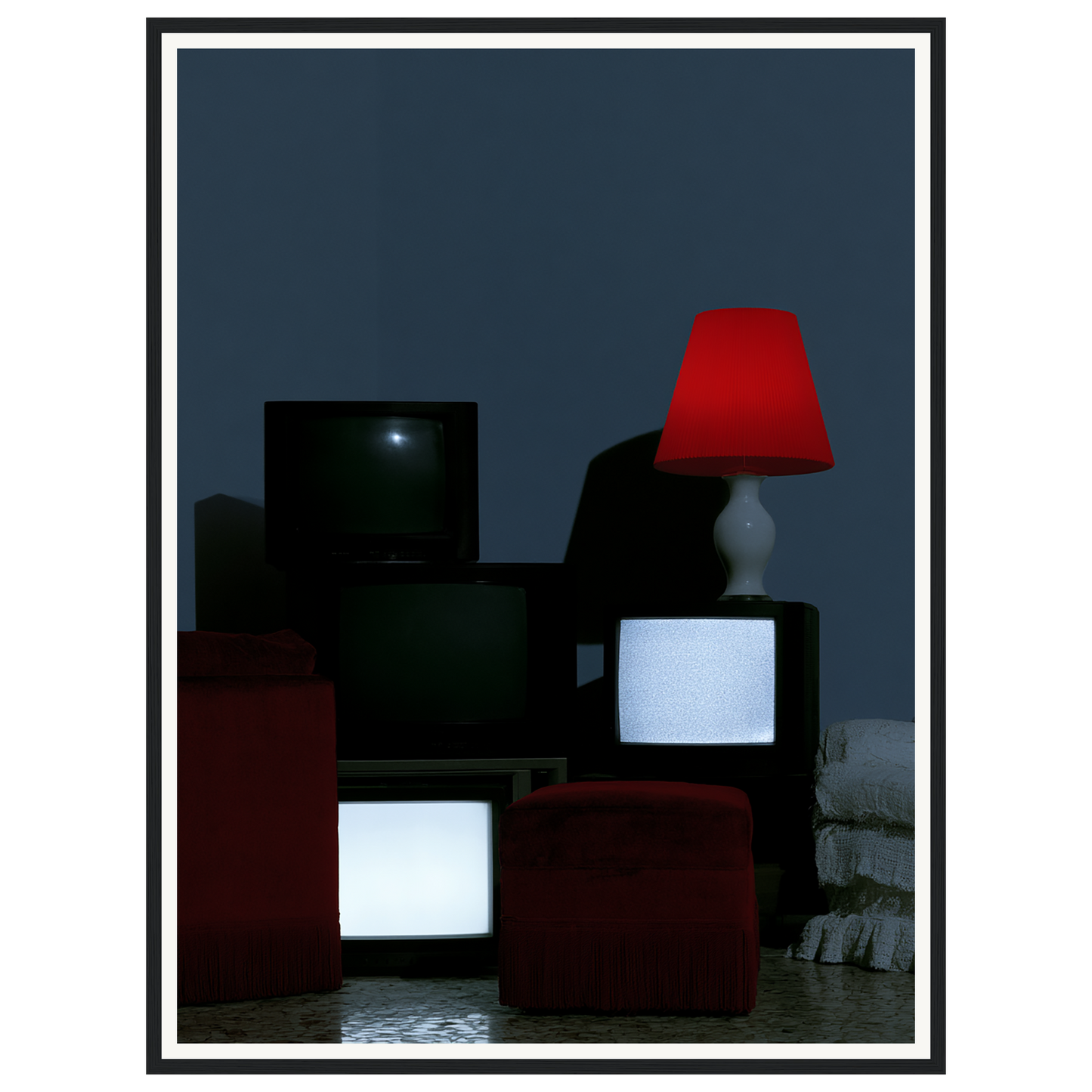 Late Night Static — s2_framed_black