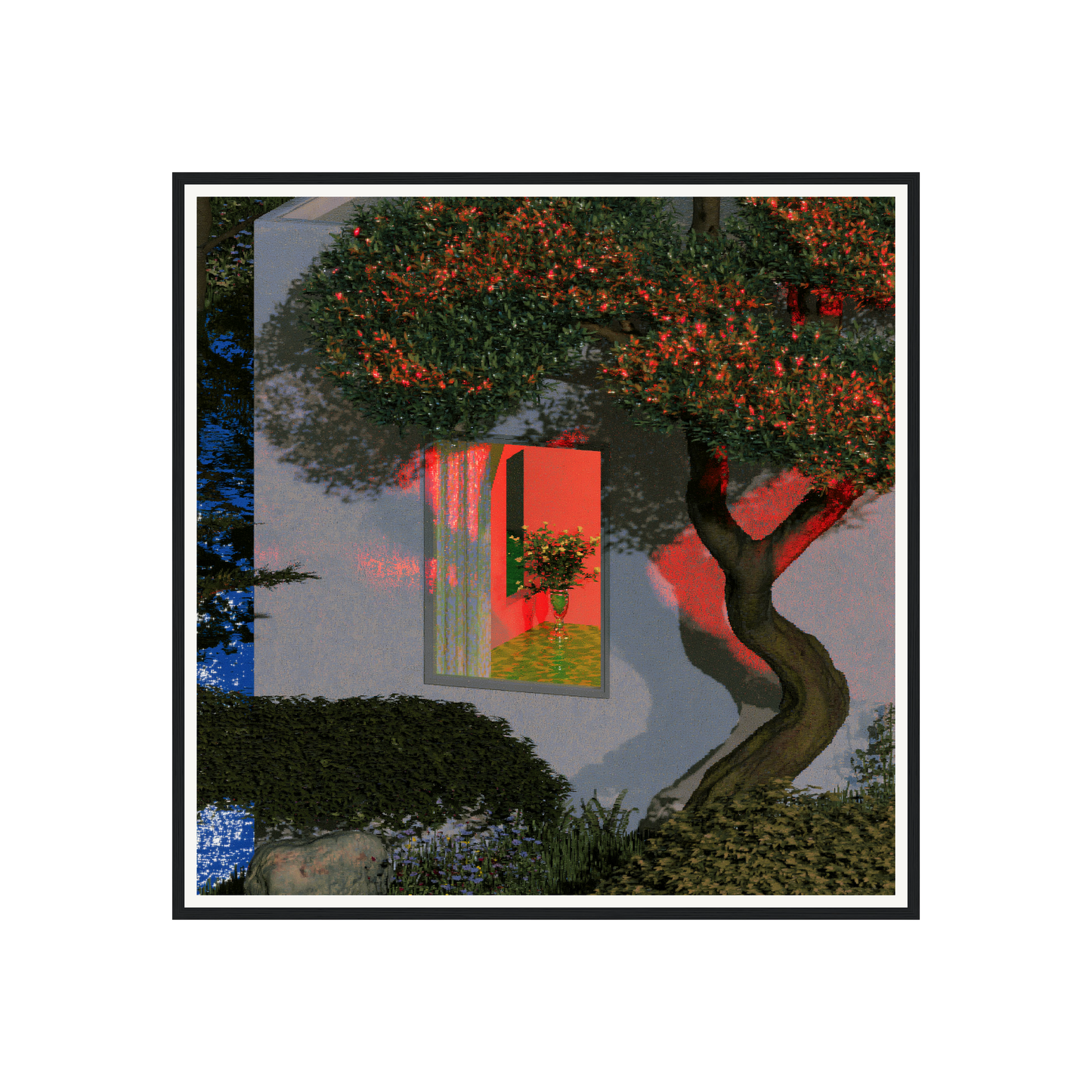 Hidden Garden — s2_framed_black